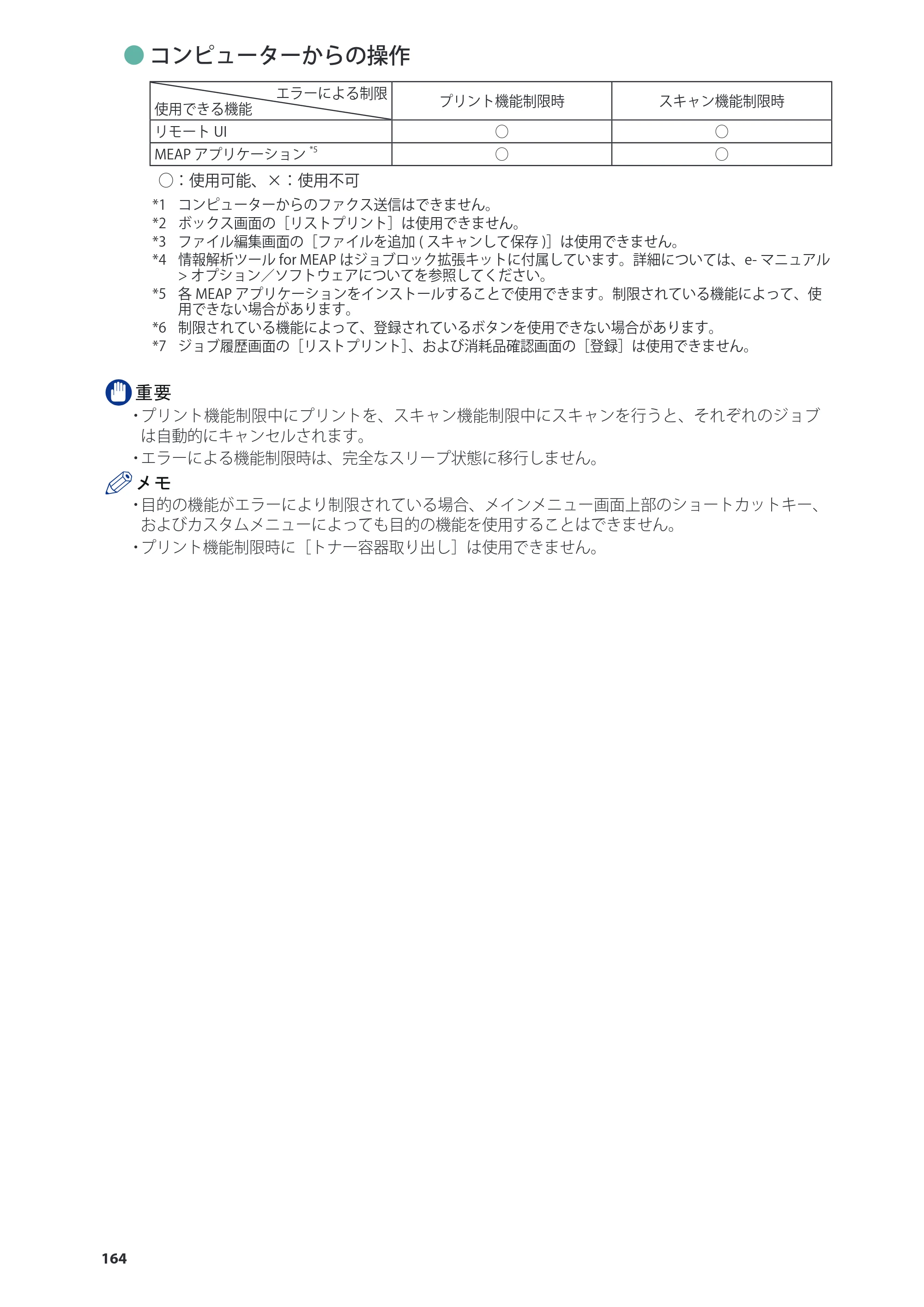 キヤノン imageRUNNER ADVANCE C5255F/C5255F-R/C5255/C5250F/C5250/C5240F/C5240F-R/C5240/C5235F/C5235 基本操作ガイド 2013年4月24日更新（PDF：15.7MB） — 原本ページ — 164ページ
