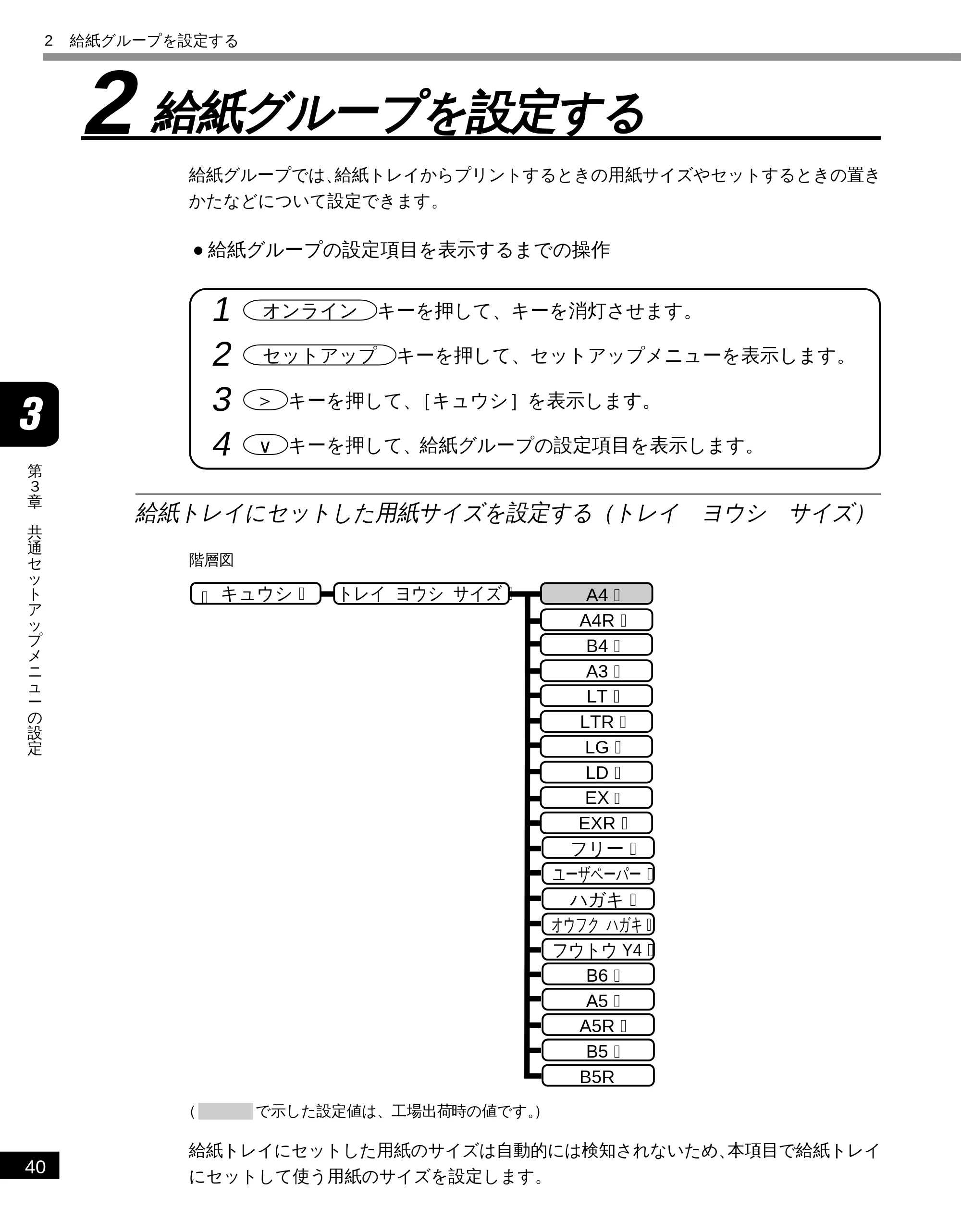 キヤノン LBP-1610 LIPS機能ガイド （PDF形式／3.64Mバイト） — 2 給紙グループを設定する — 原本ページ — 51ページ