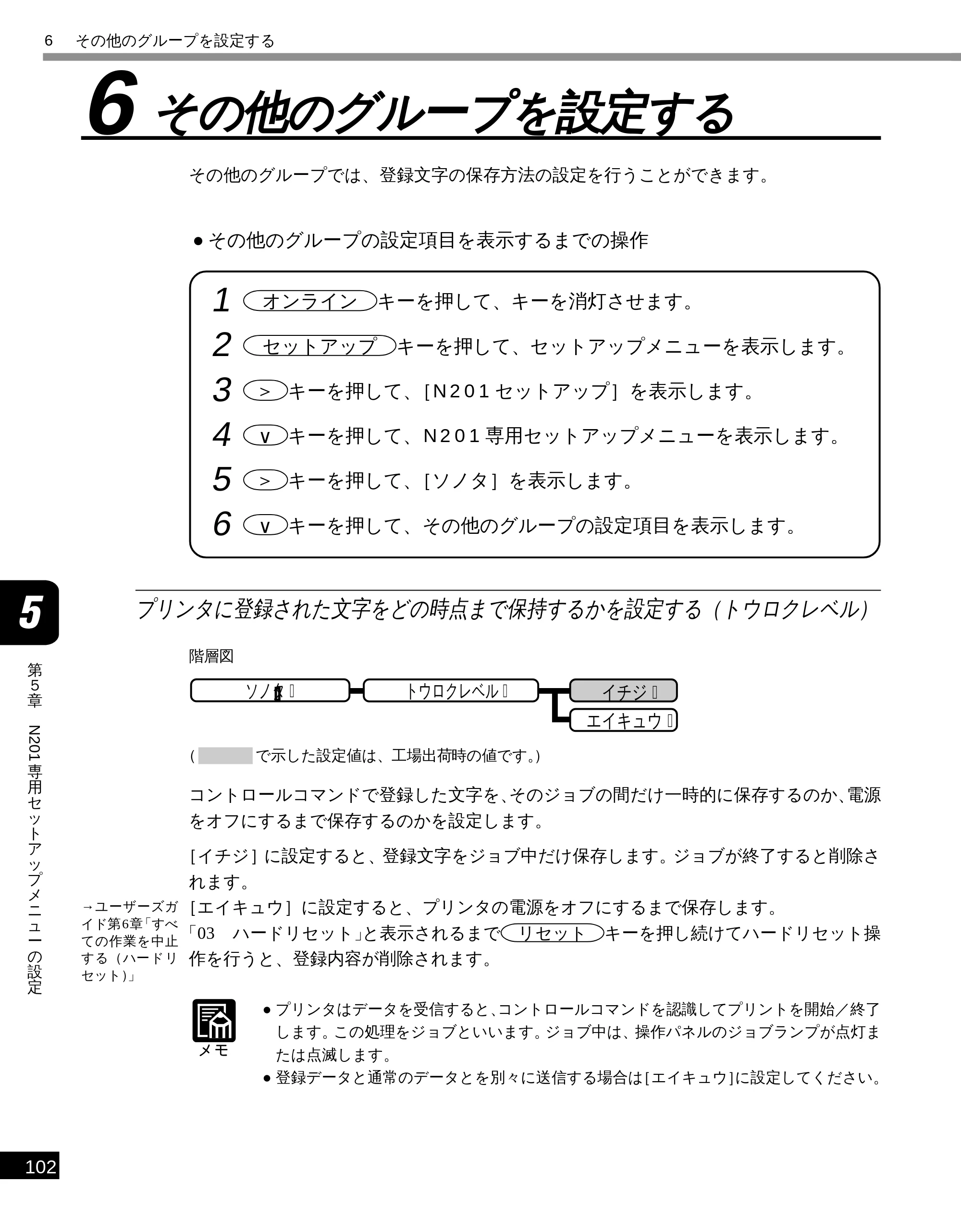 キヤノン LBP-1610 LIPS機能ガイド （PDF形式／3.64Mバイト） — 6 その他のグループを設定する — 原本ページ — 113ページ
