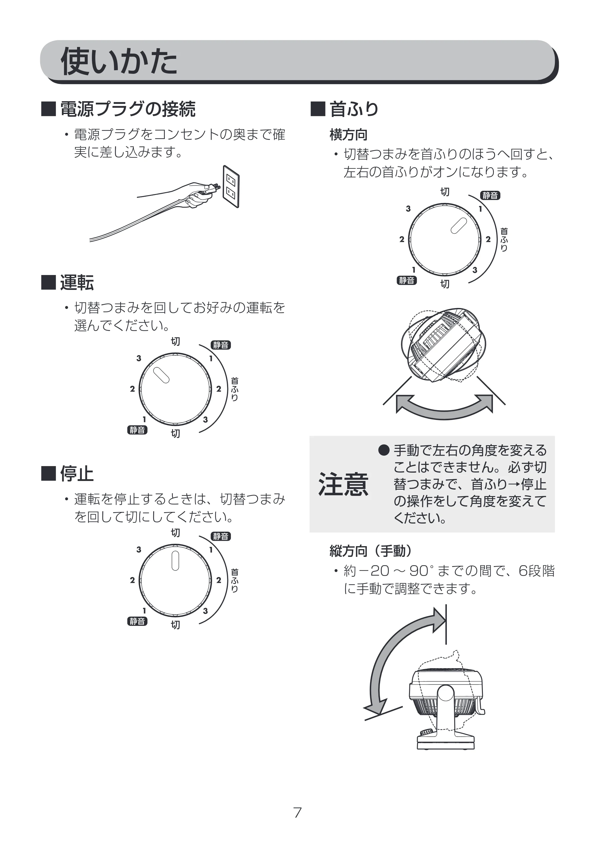 アイリスオーヤマ PCF-HD18 取扱説明書 — 原本ページ — 7ページ