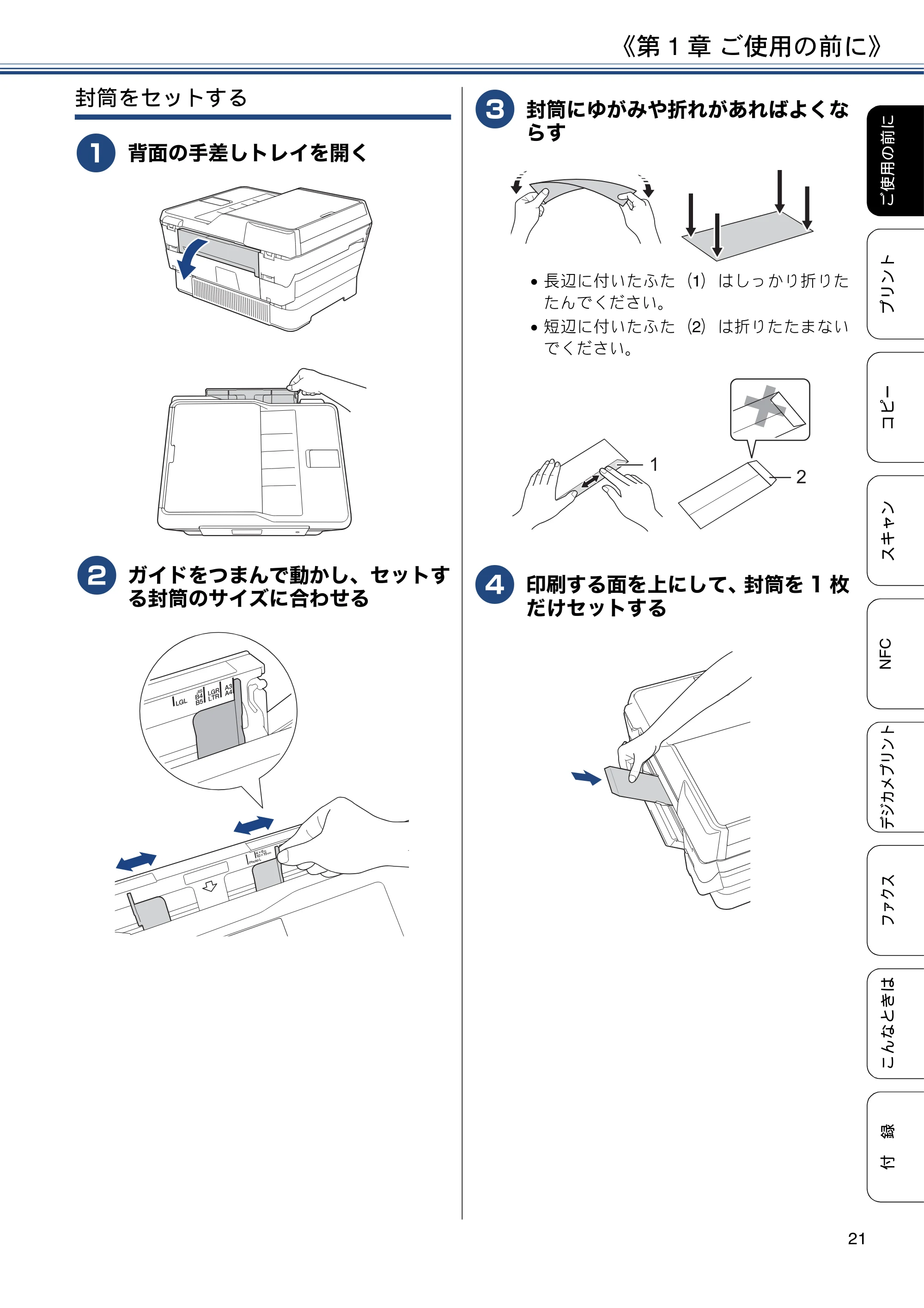 ブラザー MFC-J6990CDW ユーザーズガイド ～基本編～ — 原本ページ — 21ページ