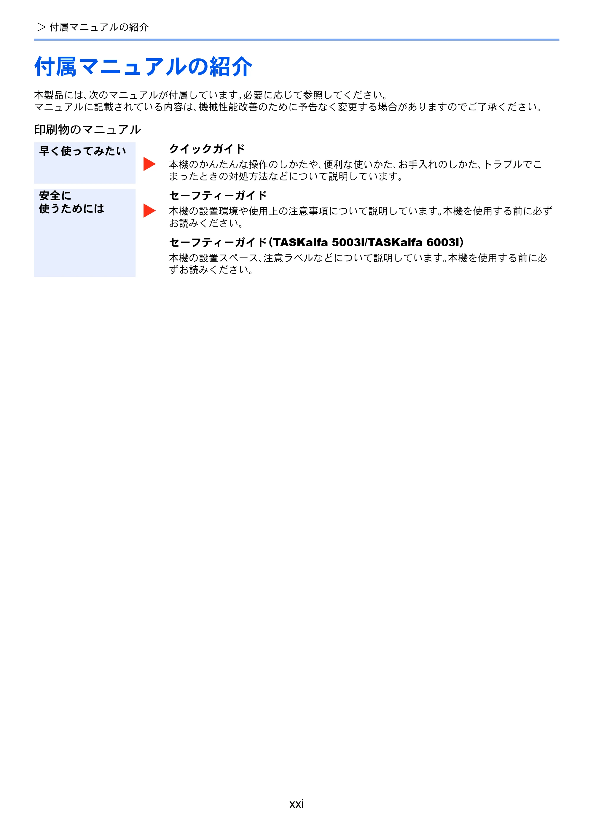 京セラ TASKalfa 5003i / TASKalfa 6003i TASKalfa 6003i/5003i 使用説明書 — 原本ページ — 23ページ