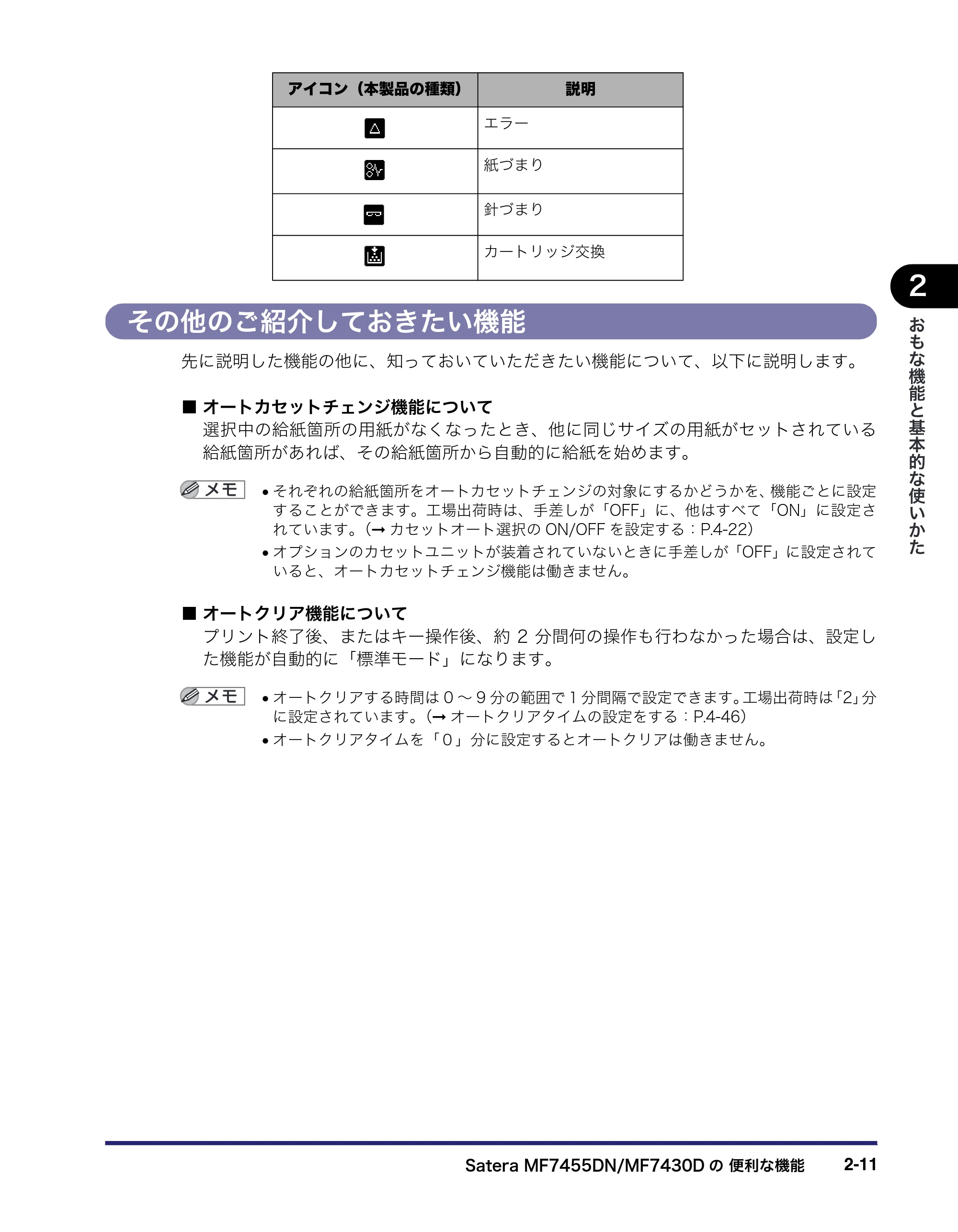 キヤノン MF7455DN/MF7430D ユーザーズガイド 2020年1月16日掲載（PDF：21.1MB） — その他のご紹介しておきたい機能 — 原本ページ — 67ページ