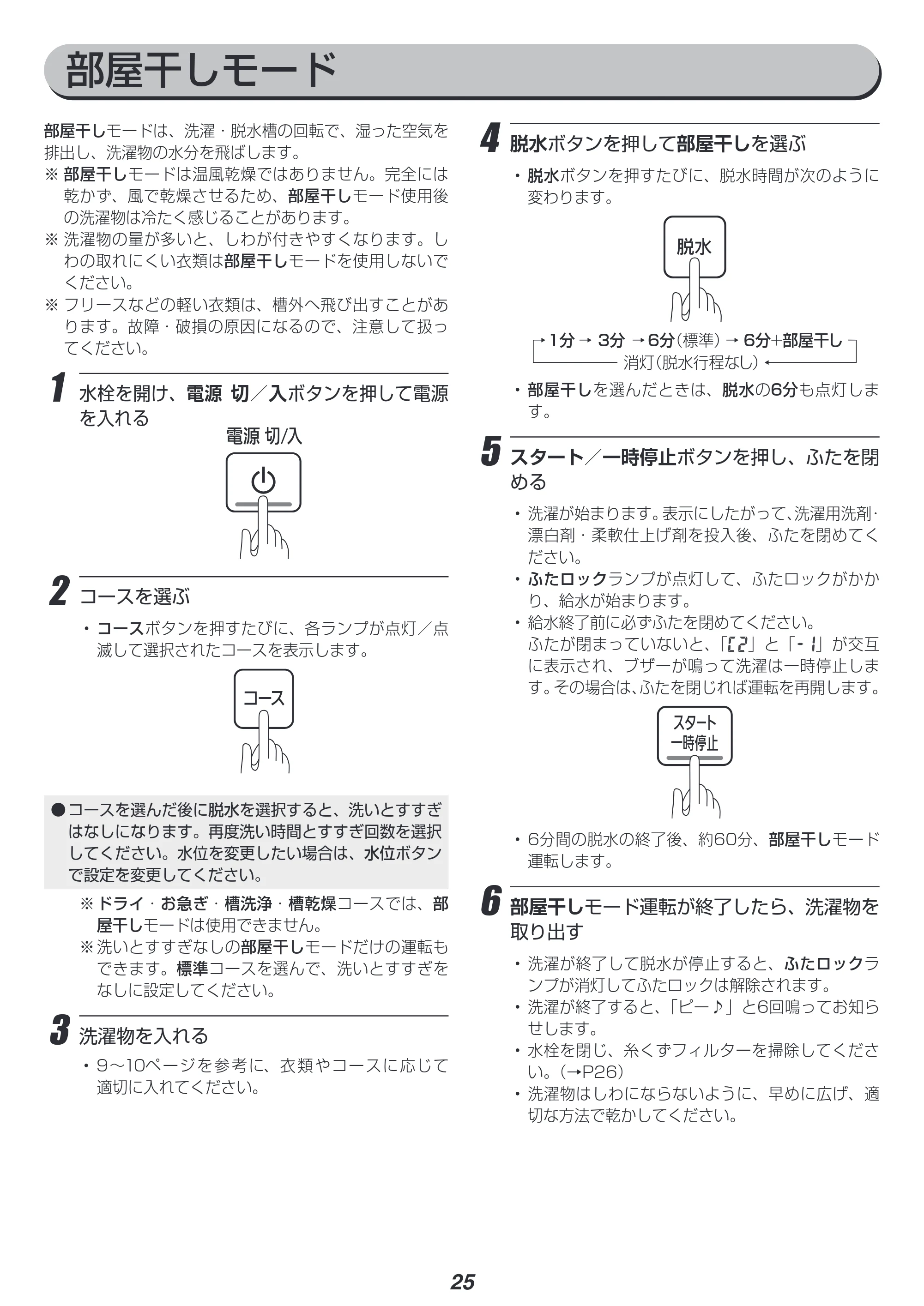 アイリスオーヤマ IAW-T705E 取扱説明書 — 原本ページ — 25ページ