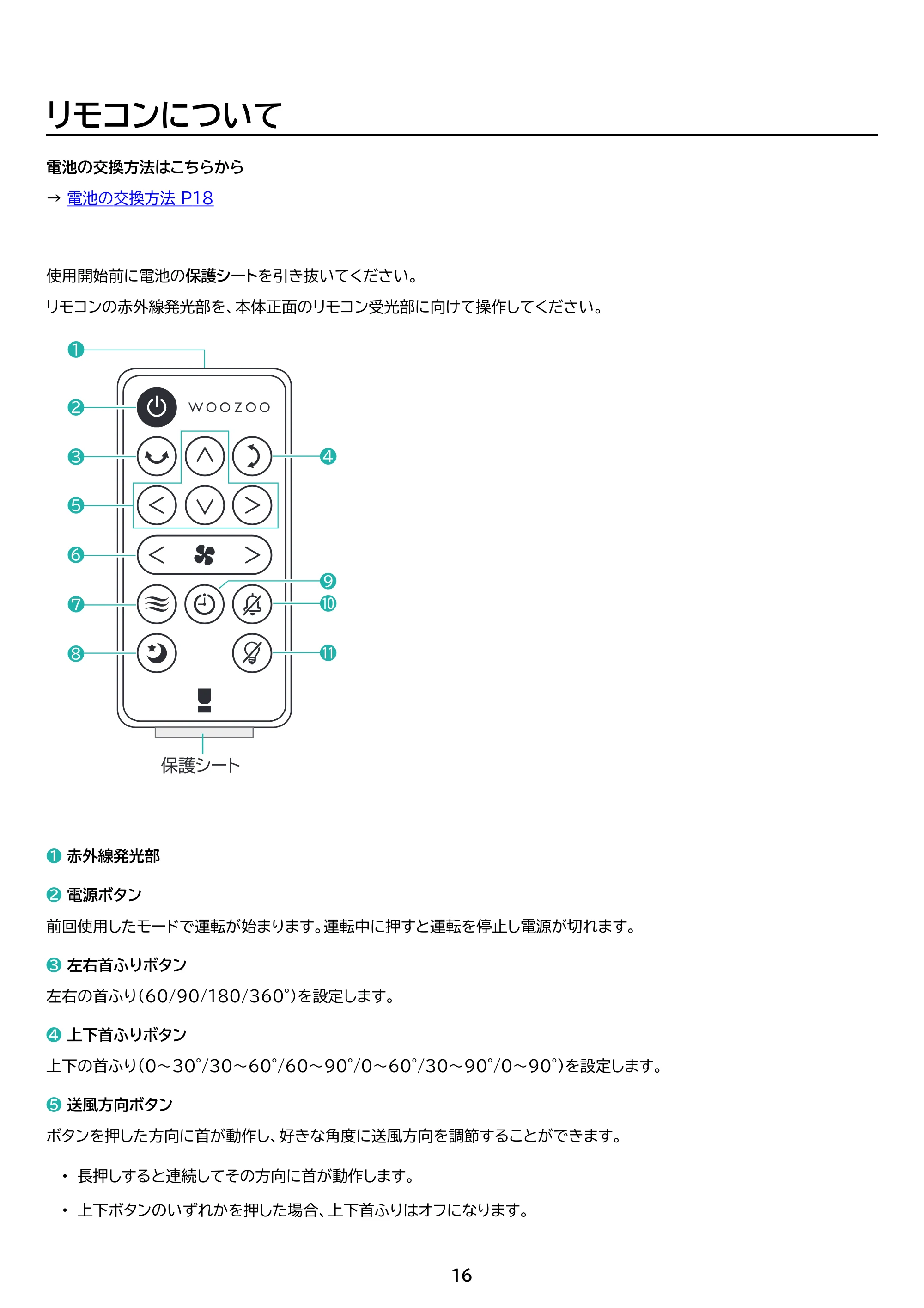 アイリスオーヤマ KCF-CDP18TEC1 取扱説明書 — 原本ページ — 16ページ