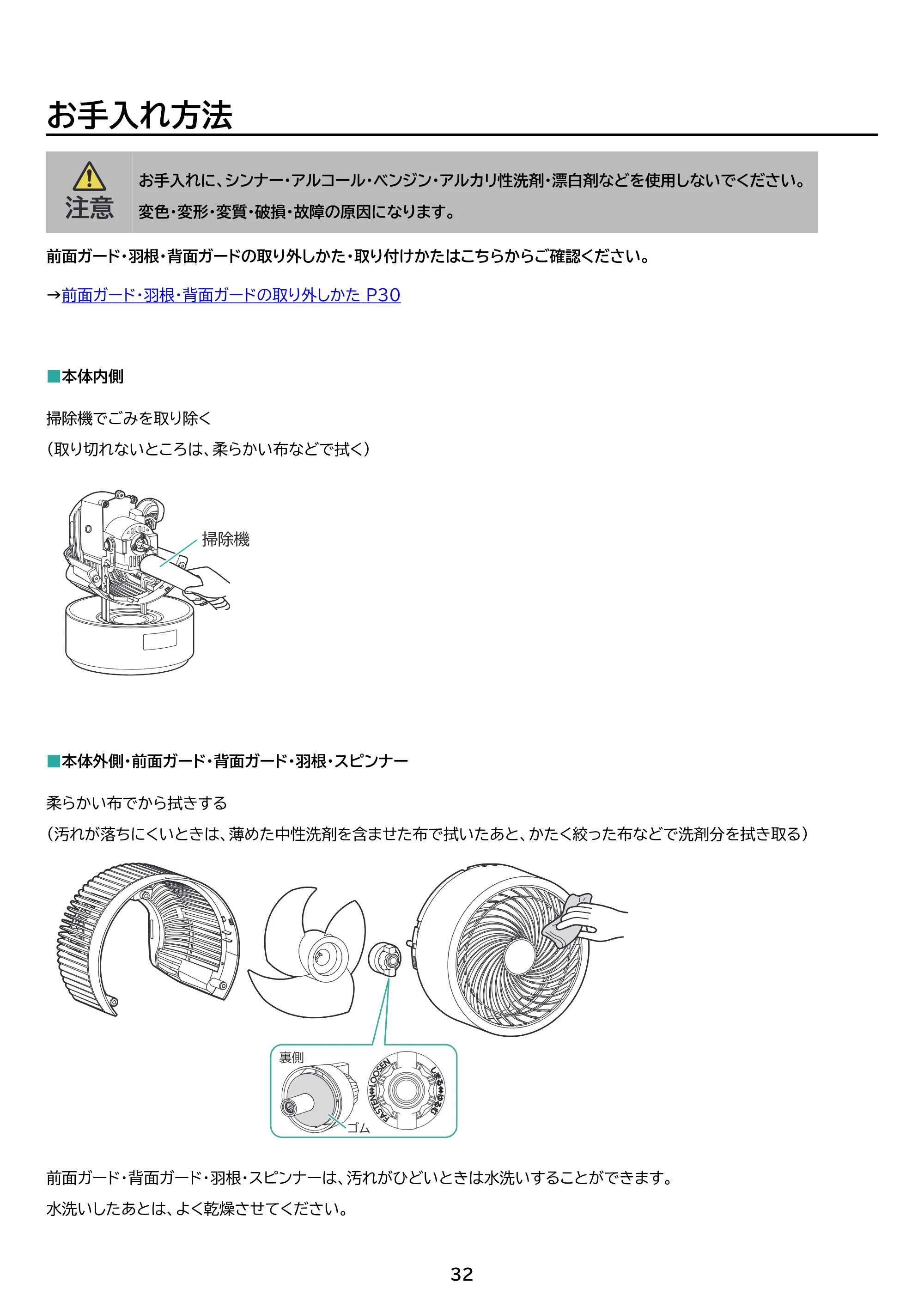 アイリスオーヤマ KCF-CDP18TEC1 取扱説明書 — 原本ページ — 32ページ