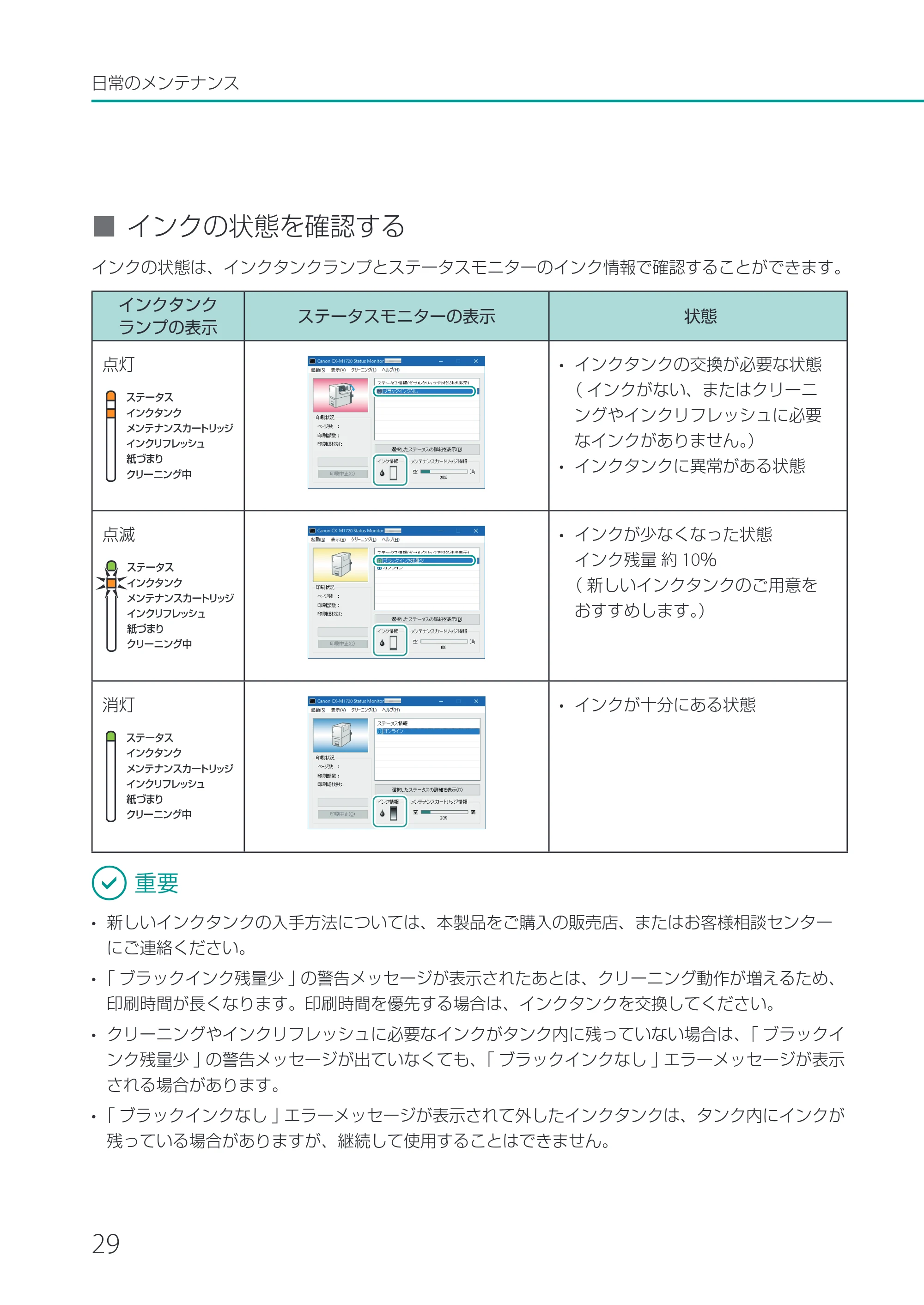 キヤノン CX-M1720 CX-M1720 基本操作ガイド 2024年8月1日更新（PDF：10.7MB） — 原本ページ — 32ページ