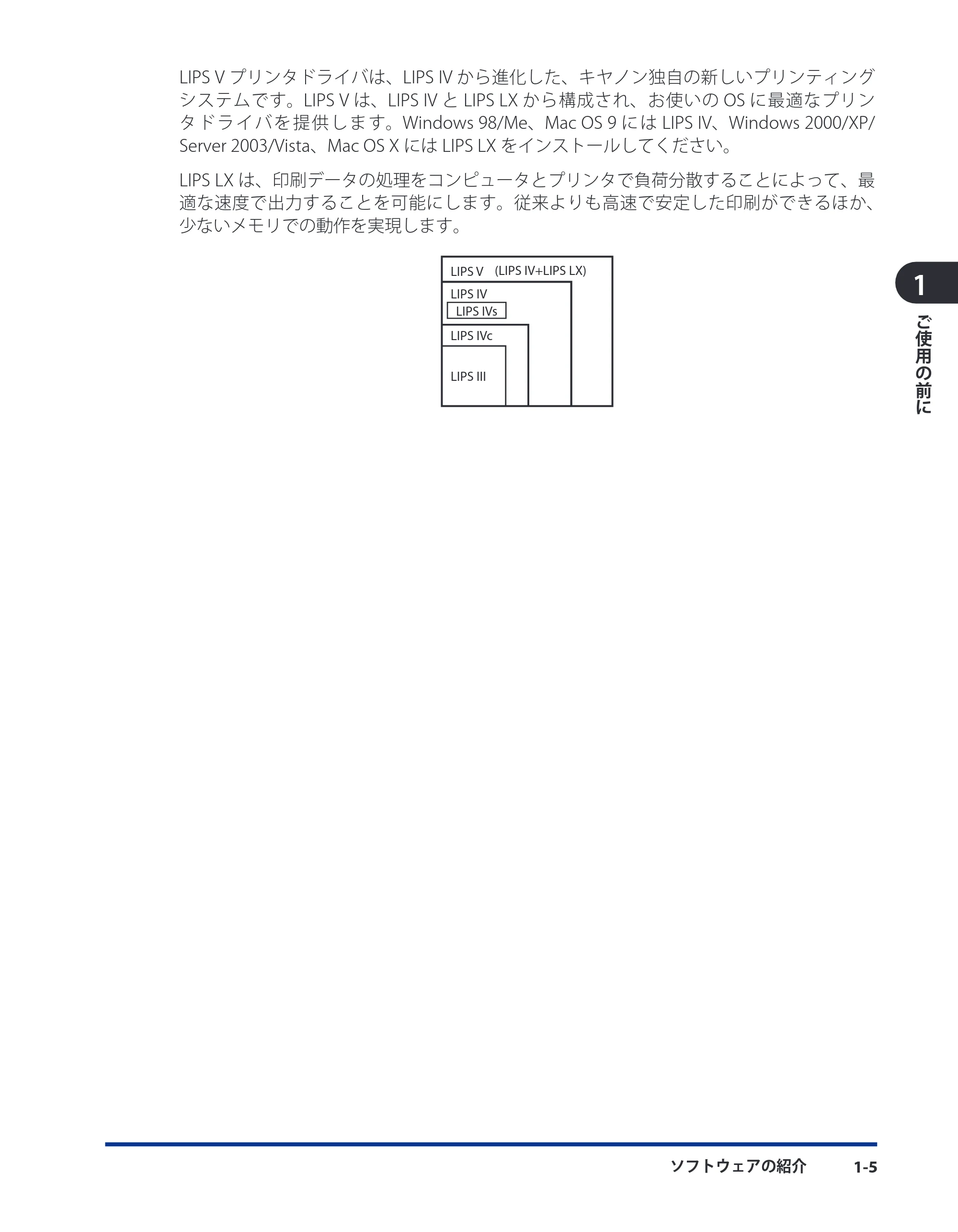 キヤノン LBP5910F/5910 LIPS V ソフトウエアガイド 2007年12月12日掲載 （PDF形式／8.54Mバイト） — 原本ページ — 22ページ