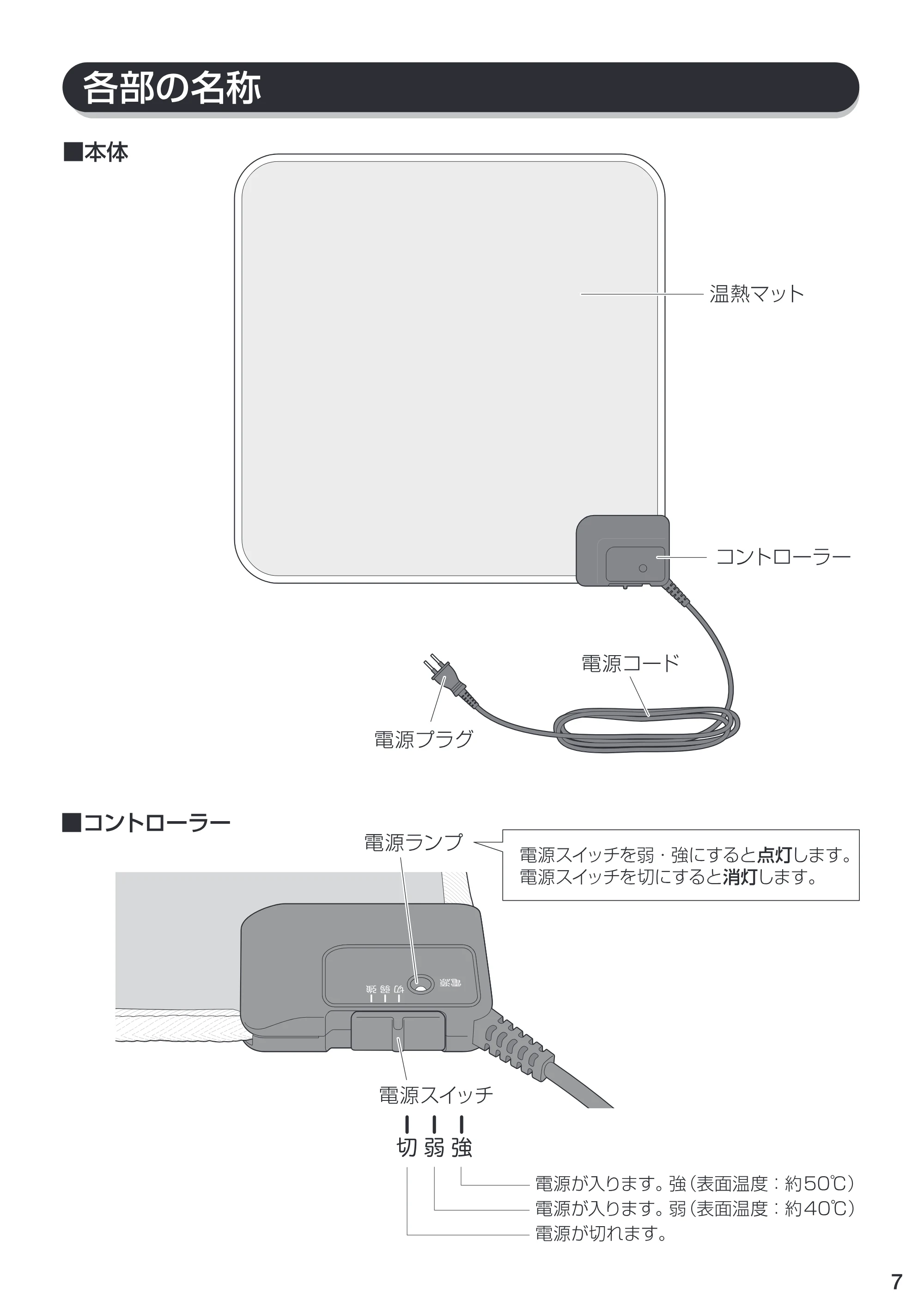 アイリスオーヤマ HC-60S 取扱説明書 — 原本ページ — 7ページ