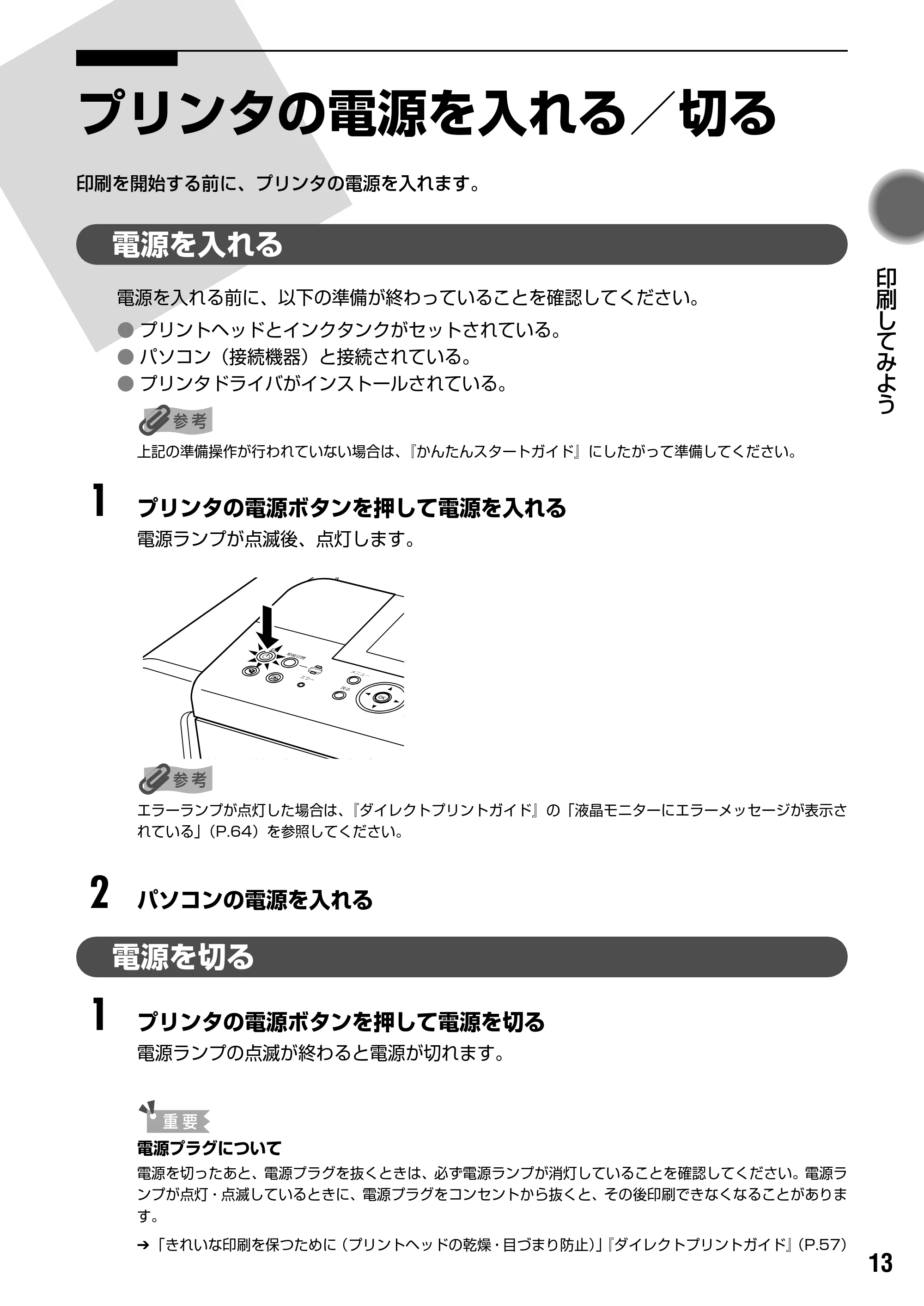 キヤノン PIXUS iP6700D 操作ガイド （PDF形式／14.13Mバイト） — 原本ページ — 15ページ