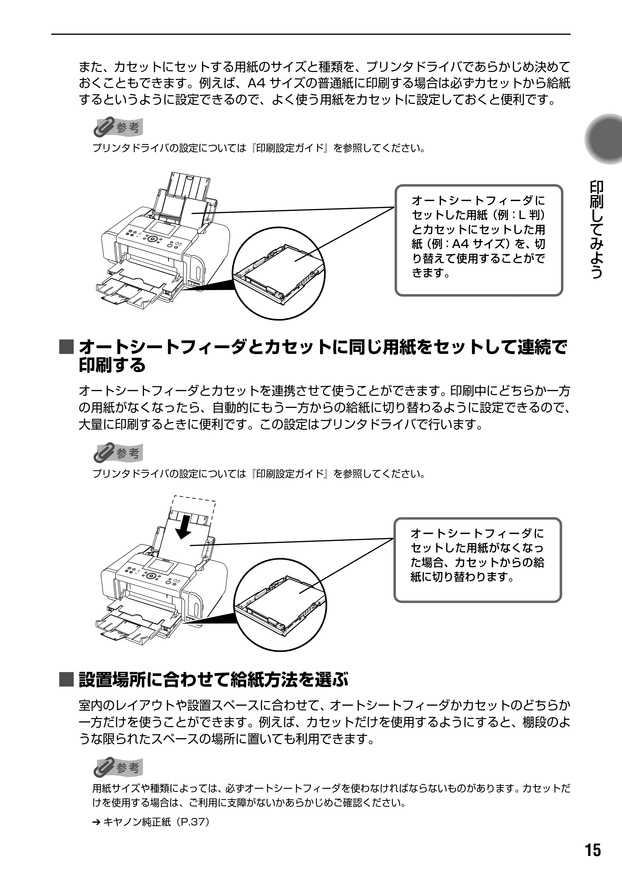 キヤノン PIXUS iP6700D 操作ガイド （PDF形式／14.13Mバイト） — 原本ページ — 17ページ