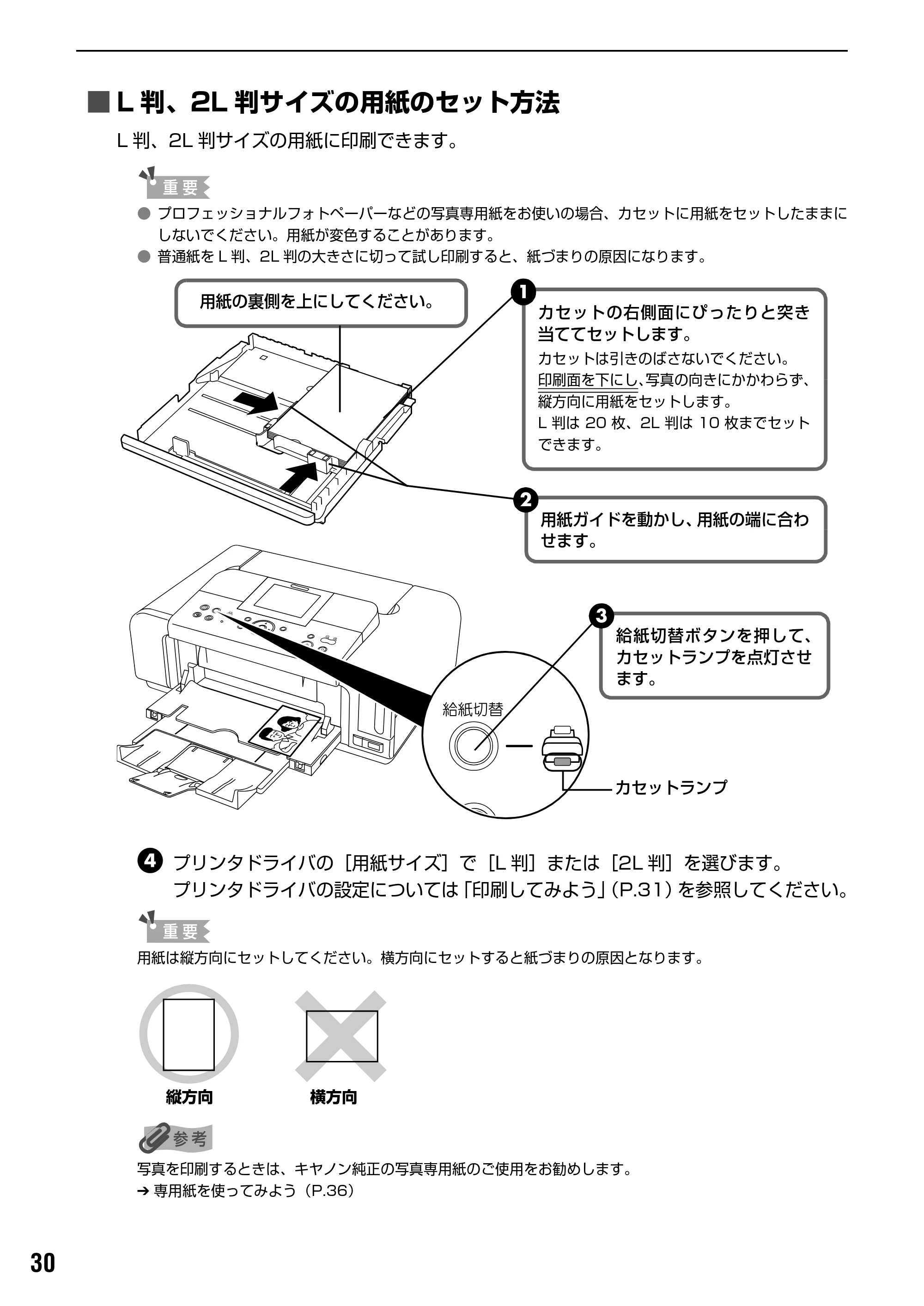 キヤノン PIXUS iP6700D 操作ガイド （PDF形式／14.13Mバイト） — 原本ページ — 32ページ