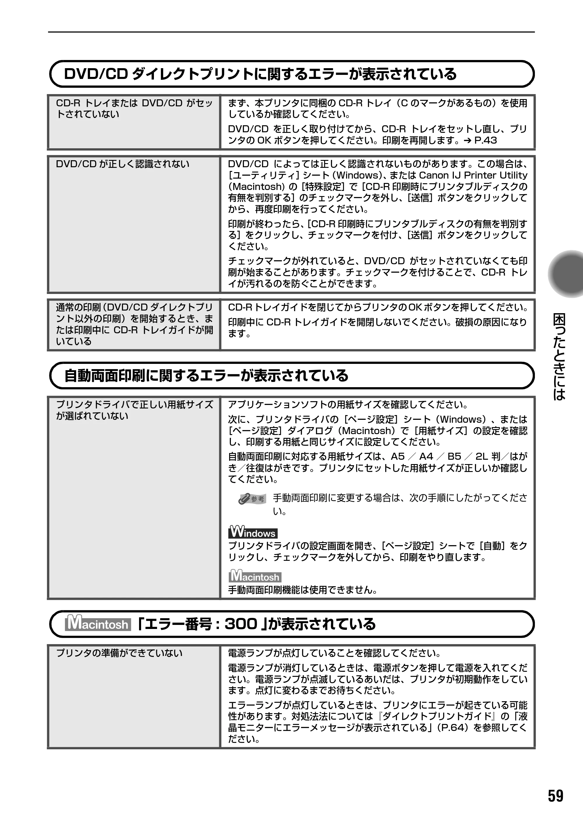 キヤノン PIXUS iP6700D 操作ガイド （PDF形式／14.13Mバイト） — 原本ページ — 61ページ