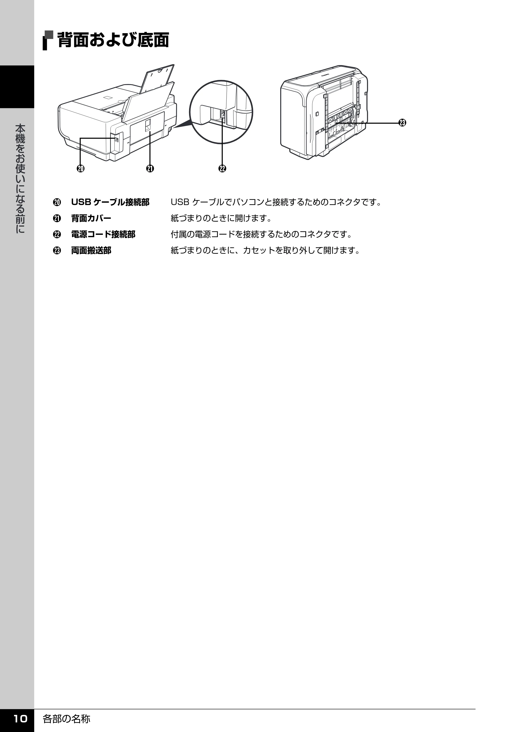 キヤノン PIXUS iP4300 操作ガイド （PDF形式／7.66Mバイト） — 内部 — 原本ページ — 11ページ