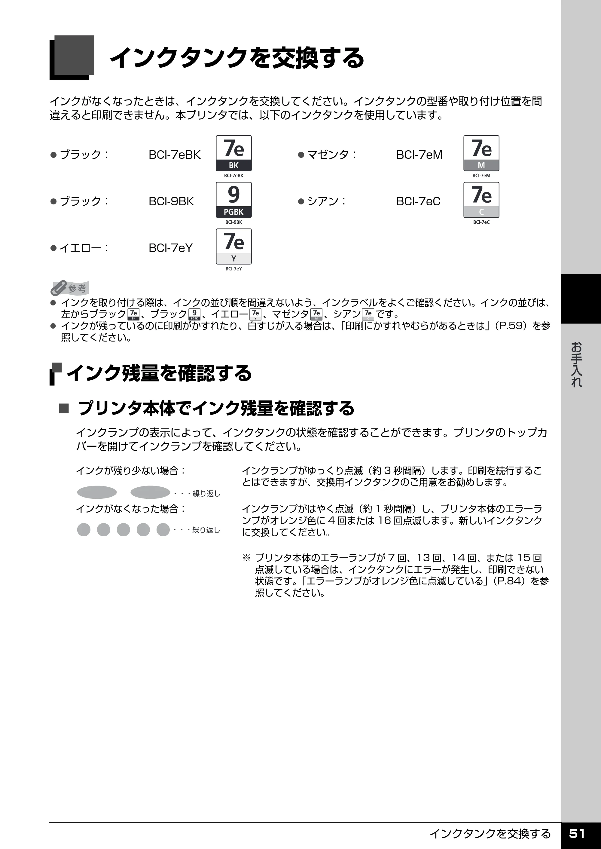 キヤノン PIXUS iP4300 操作ガイド （PDF形式／7.66Mバイト） — 原本ページ — 52ページ