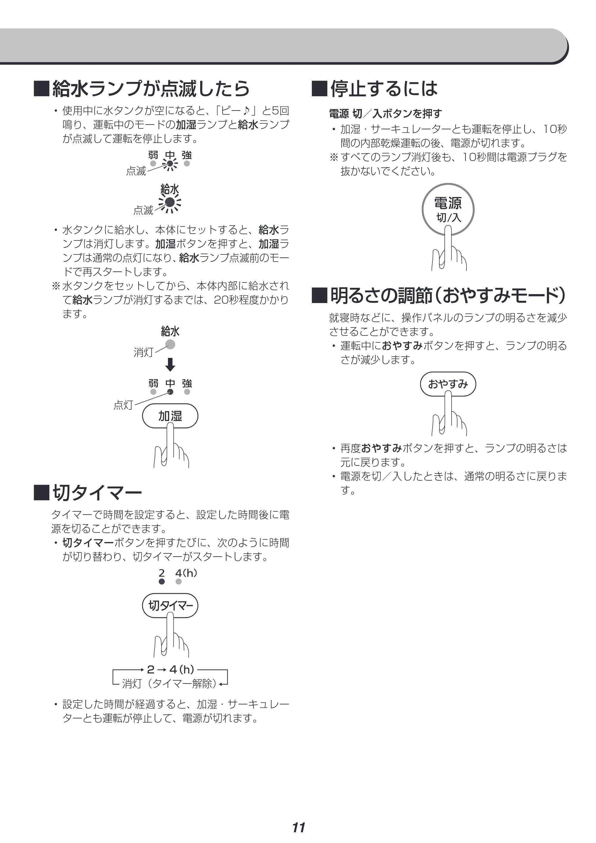 アイリスオーヤマ HCK-5519 取扱説明書 — 原本ページ — 11ページ