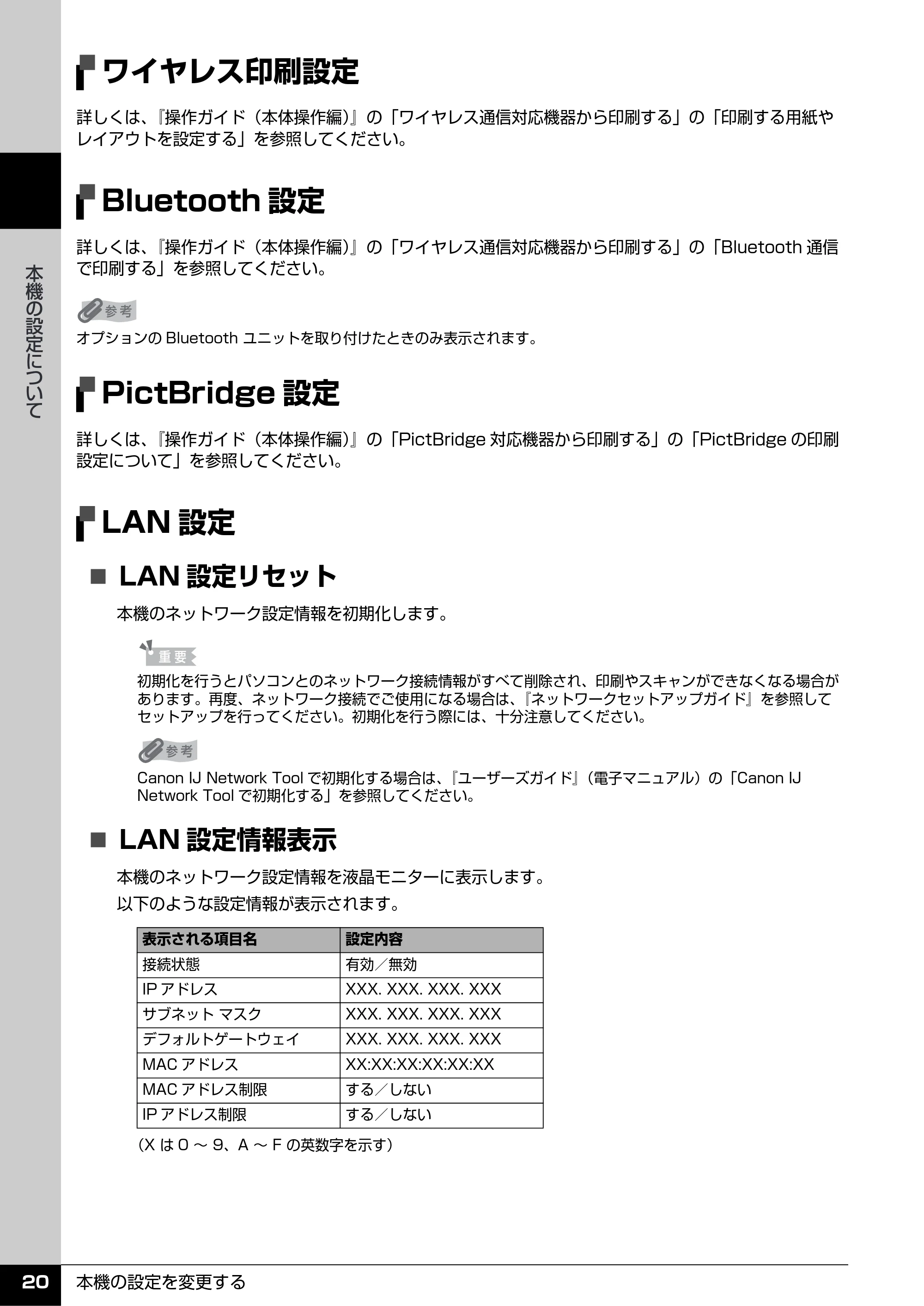 キヤノン PIXUS MP970 操作ガイド(お手入れ編) (PDF形式/13.16Mバイト) — ワイヤレス印刷設定 — 原本ページ — 21ページ