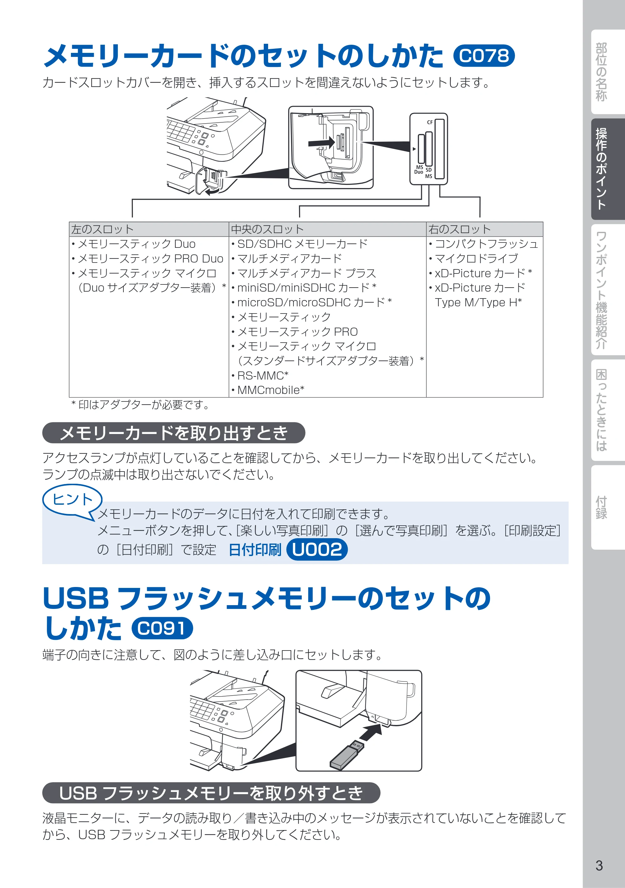 キヤノン PIXUS MX893 PIXUS 早わかり（PDF：6.18MB） — 操作のポイント — 原本ページ — 5ページ