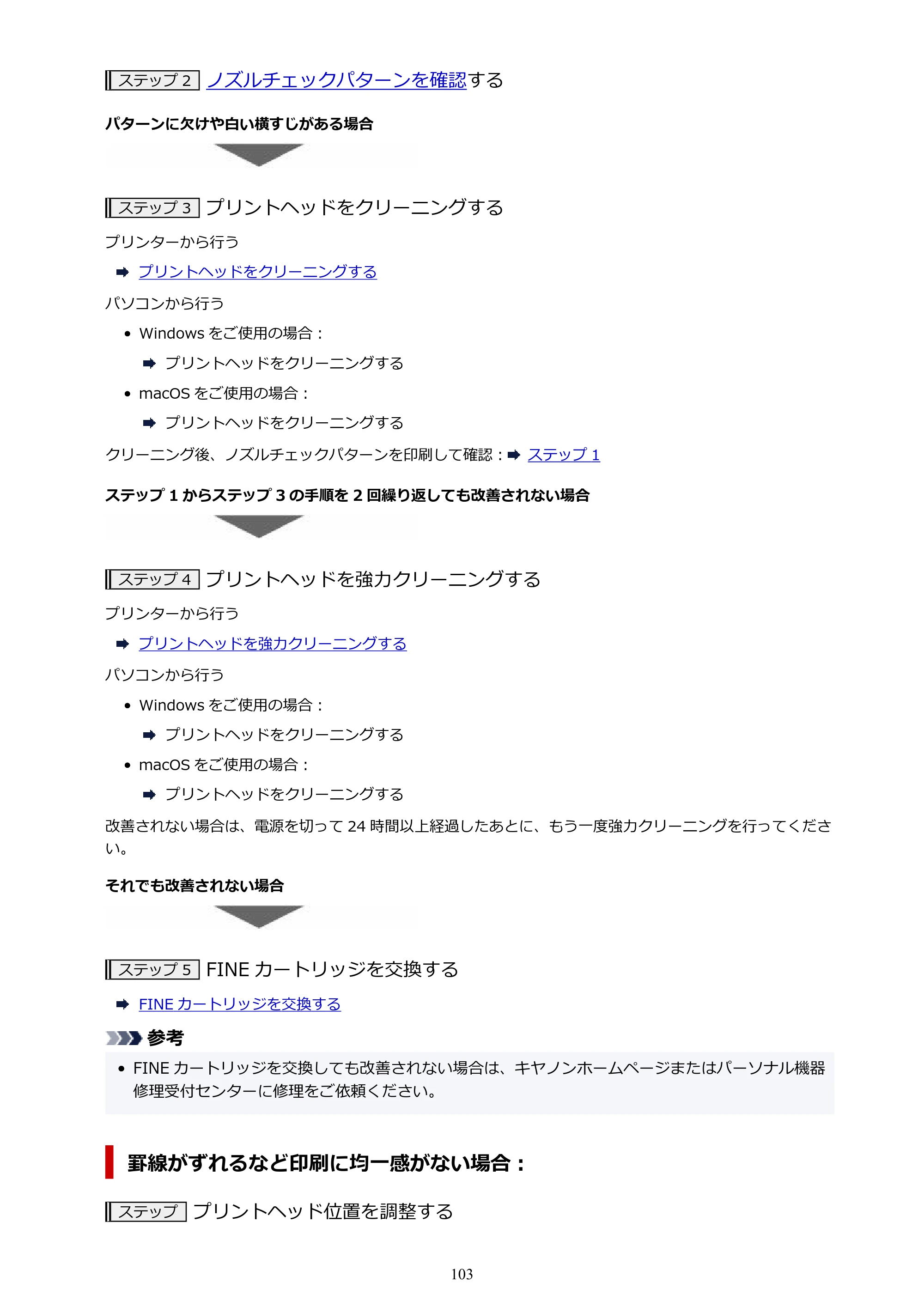 キヤノン PIXUS TS5430 オンラインマニュアル PDF版（Windows版） — 原本ページ — 103ページ