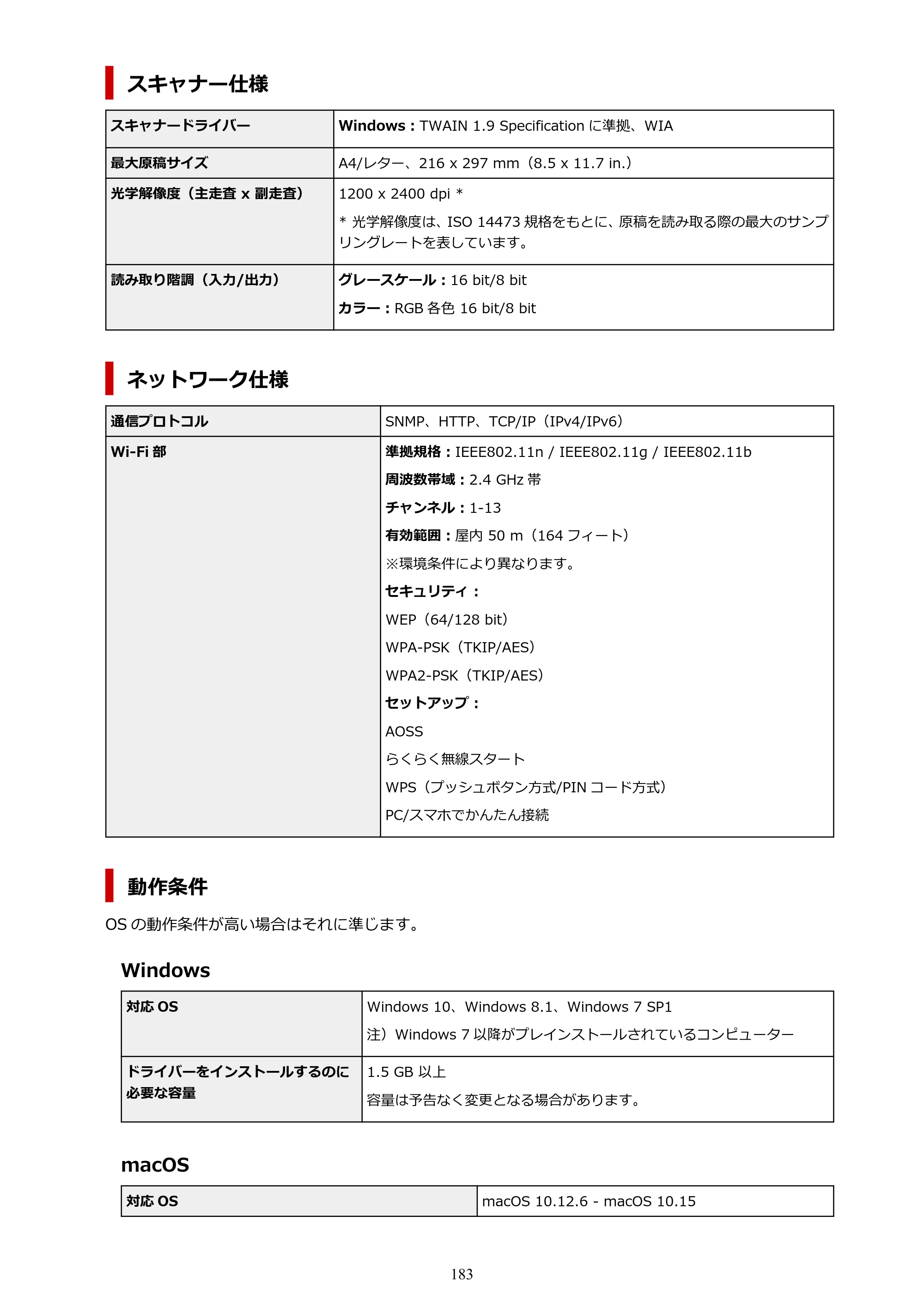 キヤノン PIXUS TS5430 オンラインマニュアル PDF版（Windows版） — 原本ページ — 183ページ