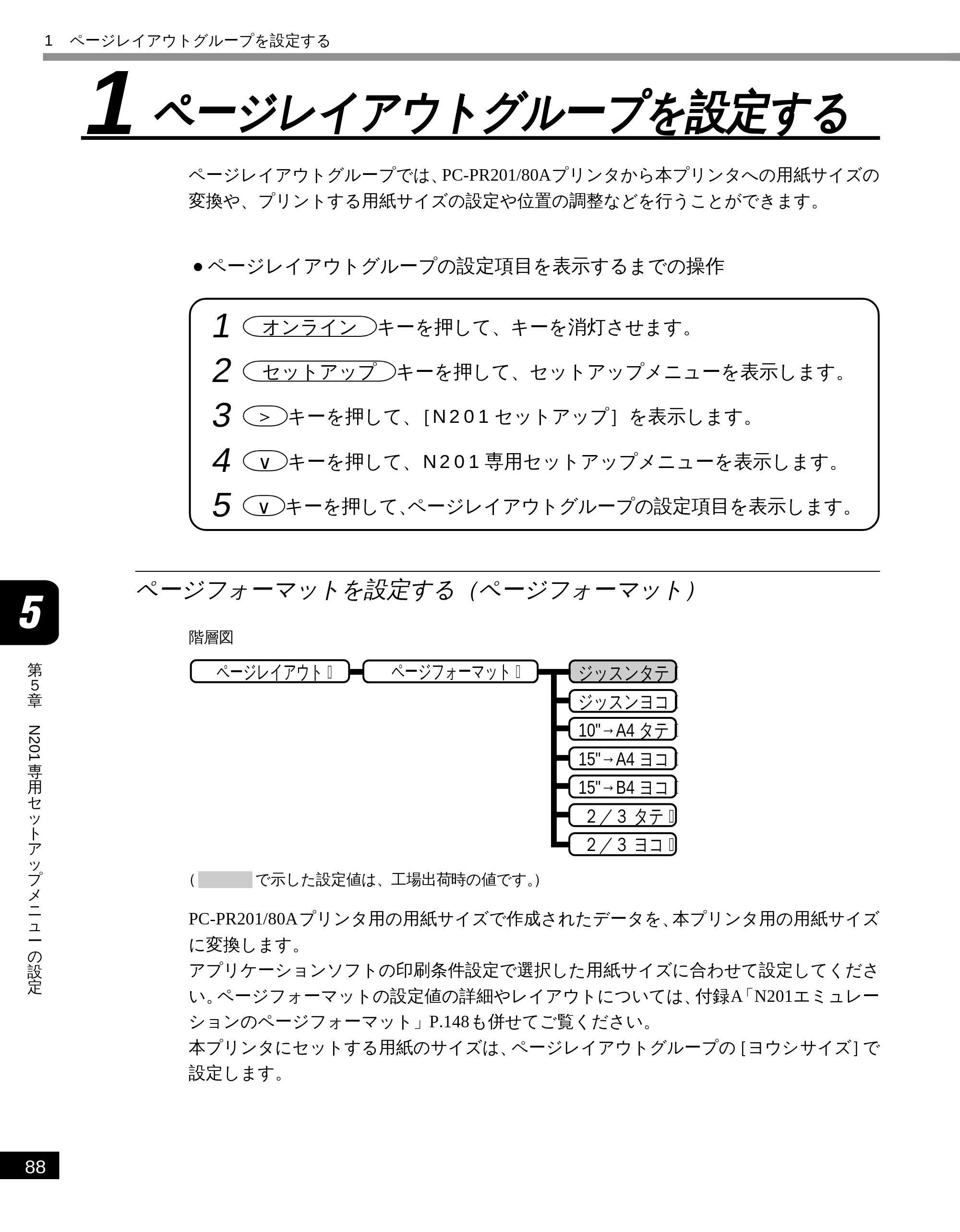 キヤノン LBP-1810 LIPS機能ガイド （PDF形式／3.76Mバイト） — 1 ページレイアウトグループを設定する — 原本ページ — 99ページ