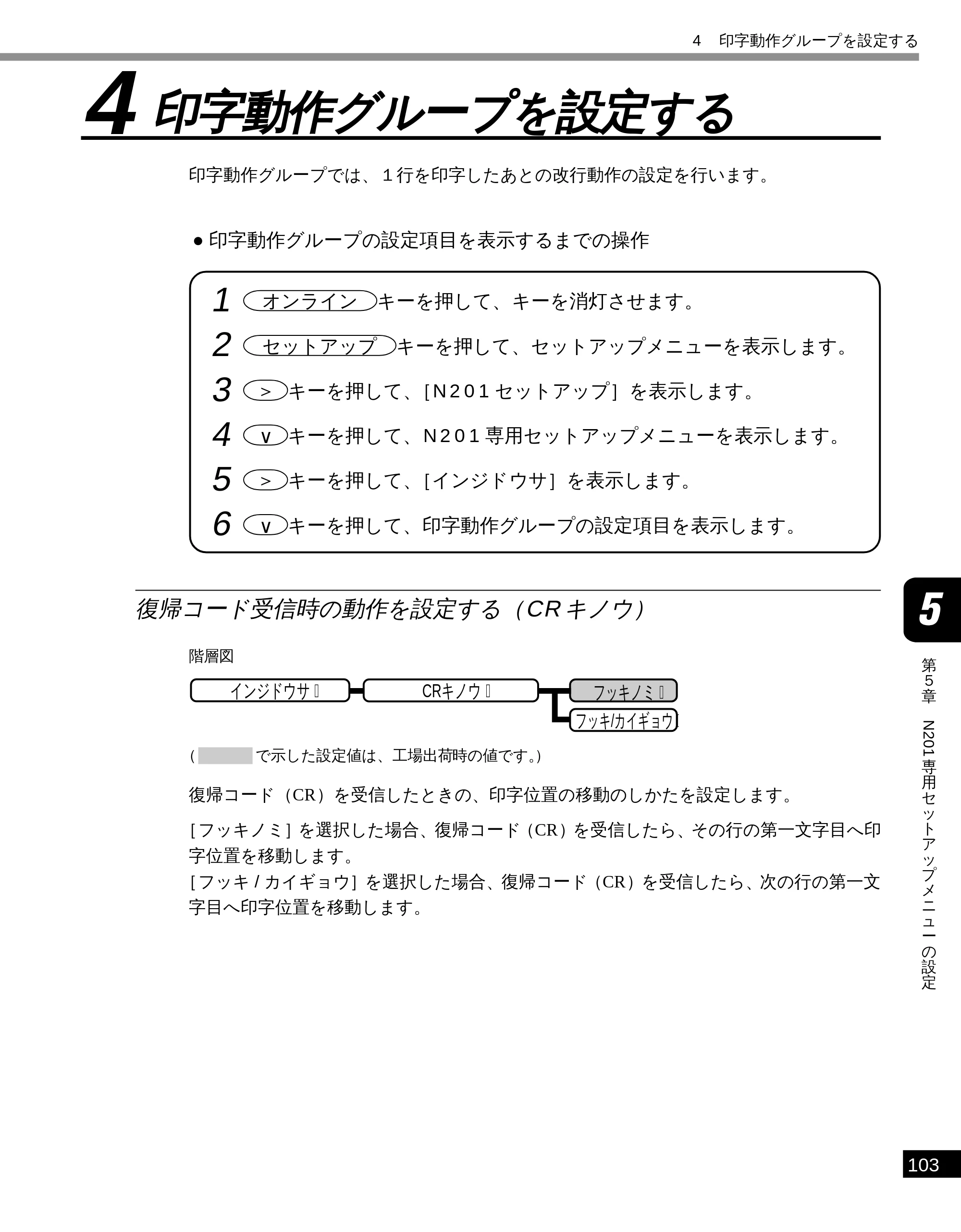 キヤノン LBP-1810 LIPS機能ガイド （PDF形式／3.76Mバイト） — 4 印字動作グループを設定する — 原本ページ — 114ページ