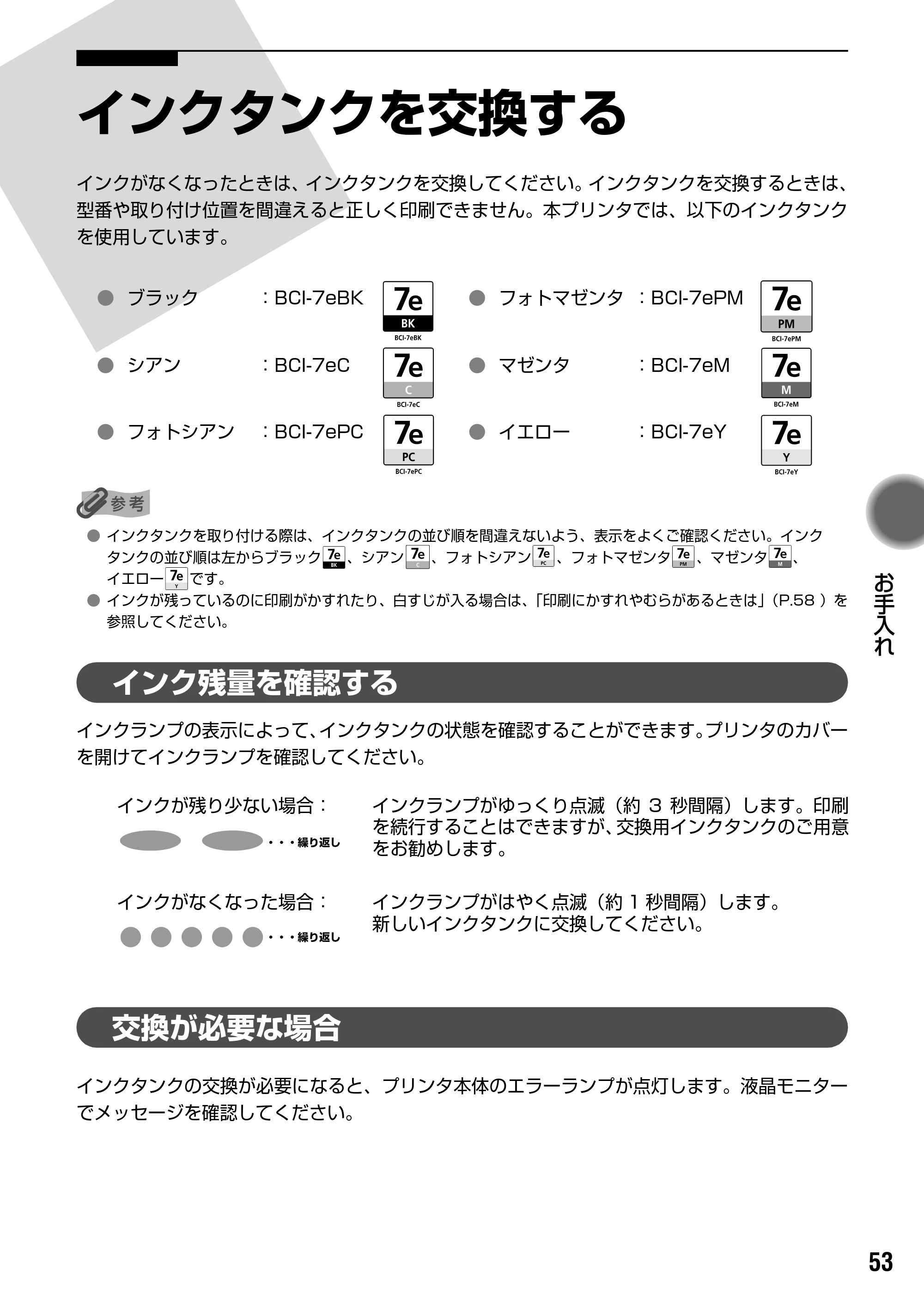 キヤノン PIXUS iP6700D ダイレクトプリントガイド （PDF形式／9.25Mバイト） — 原本ページ — 55ページ