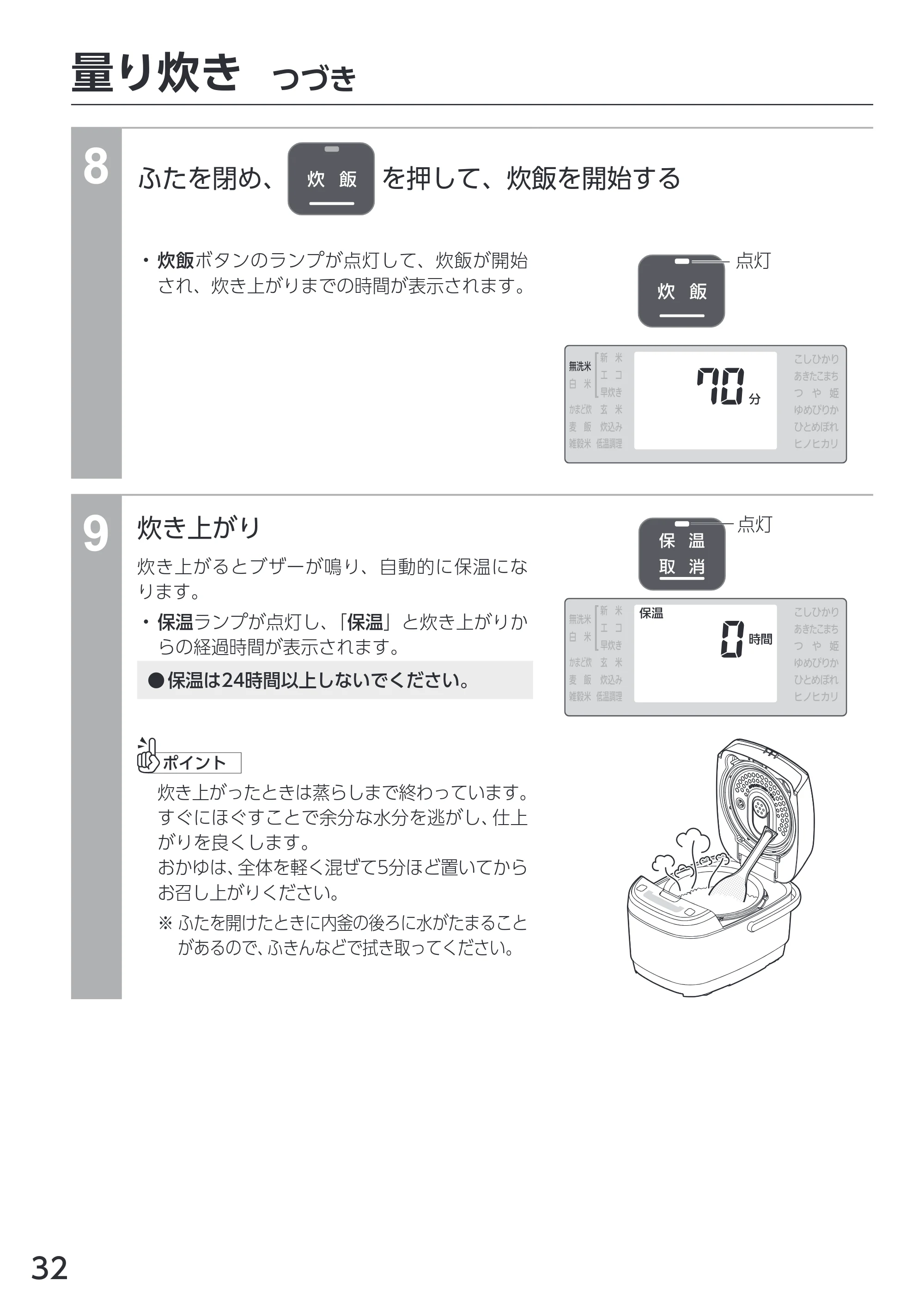アイリスオーヤマ RC-ICA50 取扱説明書 — 原本ページ — 32ページ