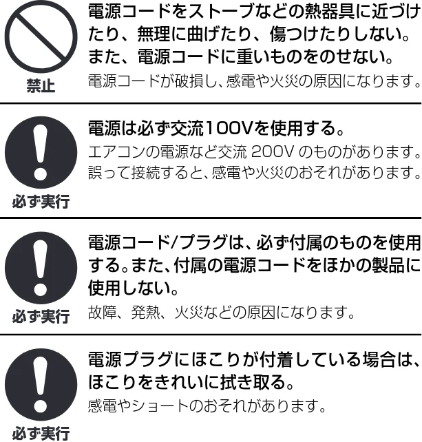 ヤマハ CSP-170 / CSP-150 CSP-170/CSP-150 取扱説明書 — 電源/ 電源コード — 図版 5-2 — 5ページ