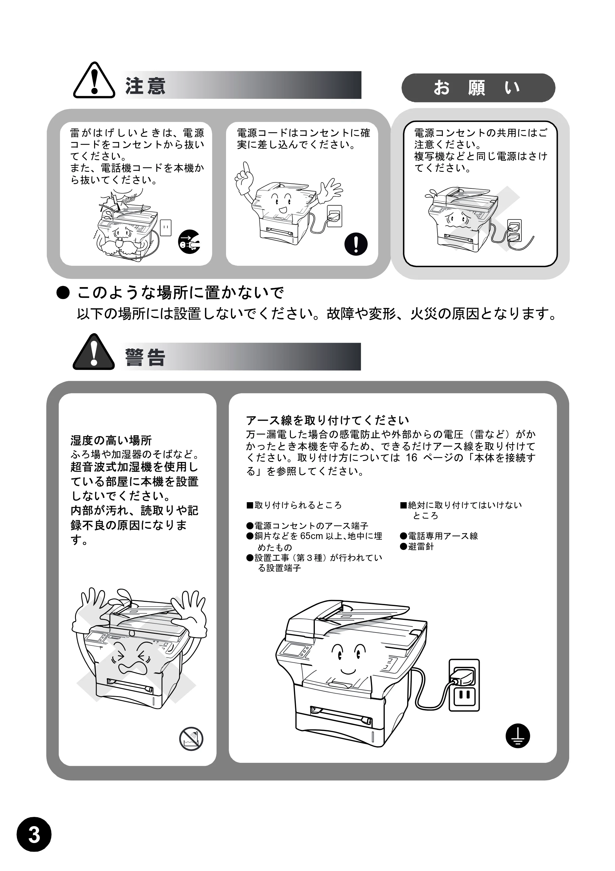 ブラザー MFC-9800J 取扱説明書(本体) — 原本ページ — 4ページ