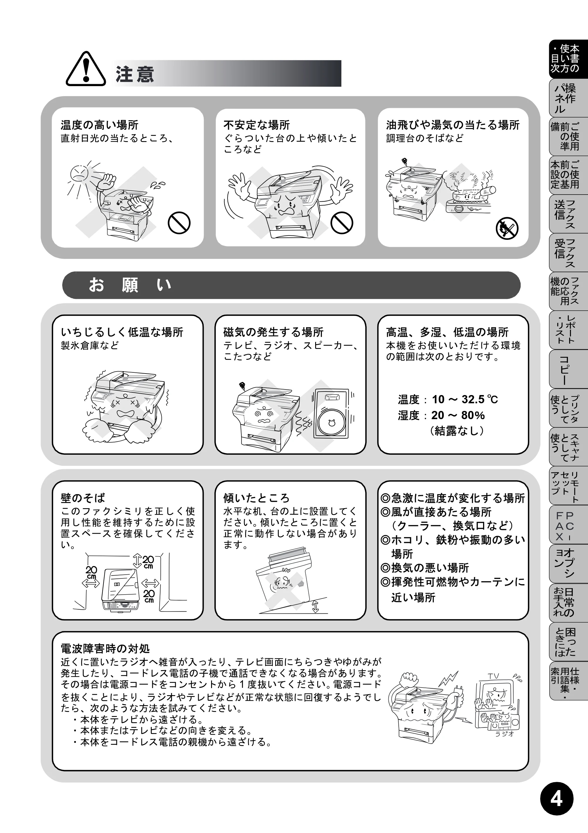 ブラザー MFC-9800J 取扱説明書(本体) — 原本ページ — 5ページ