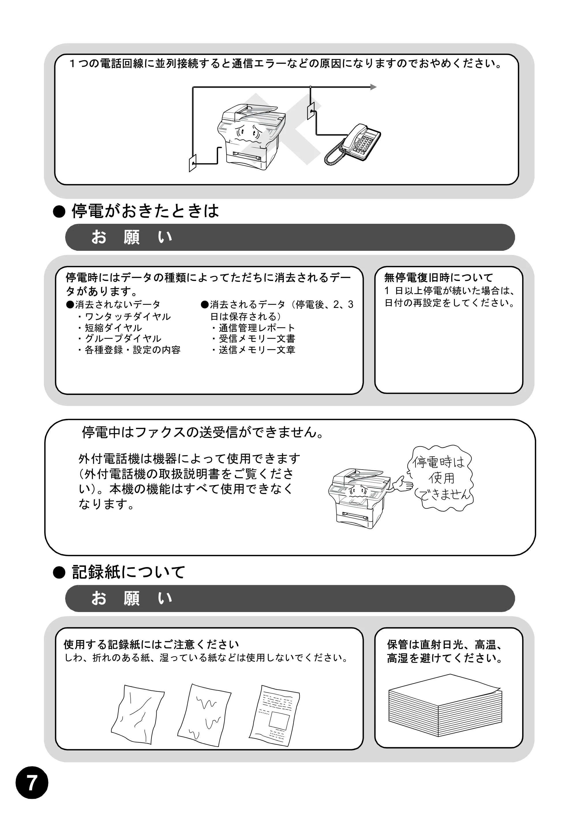 ブラザー MFC-9800J 取扱説明書(本体) — 原本ページ — 8ページ