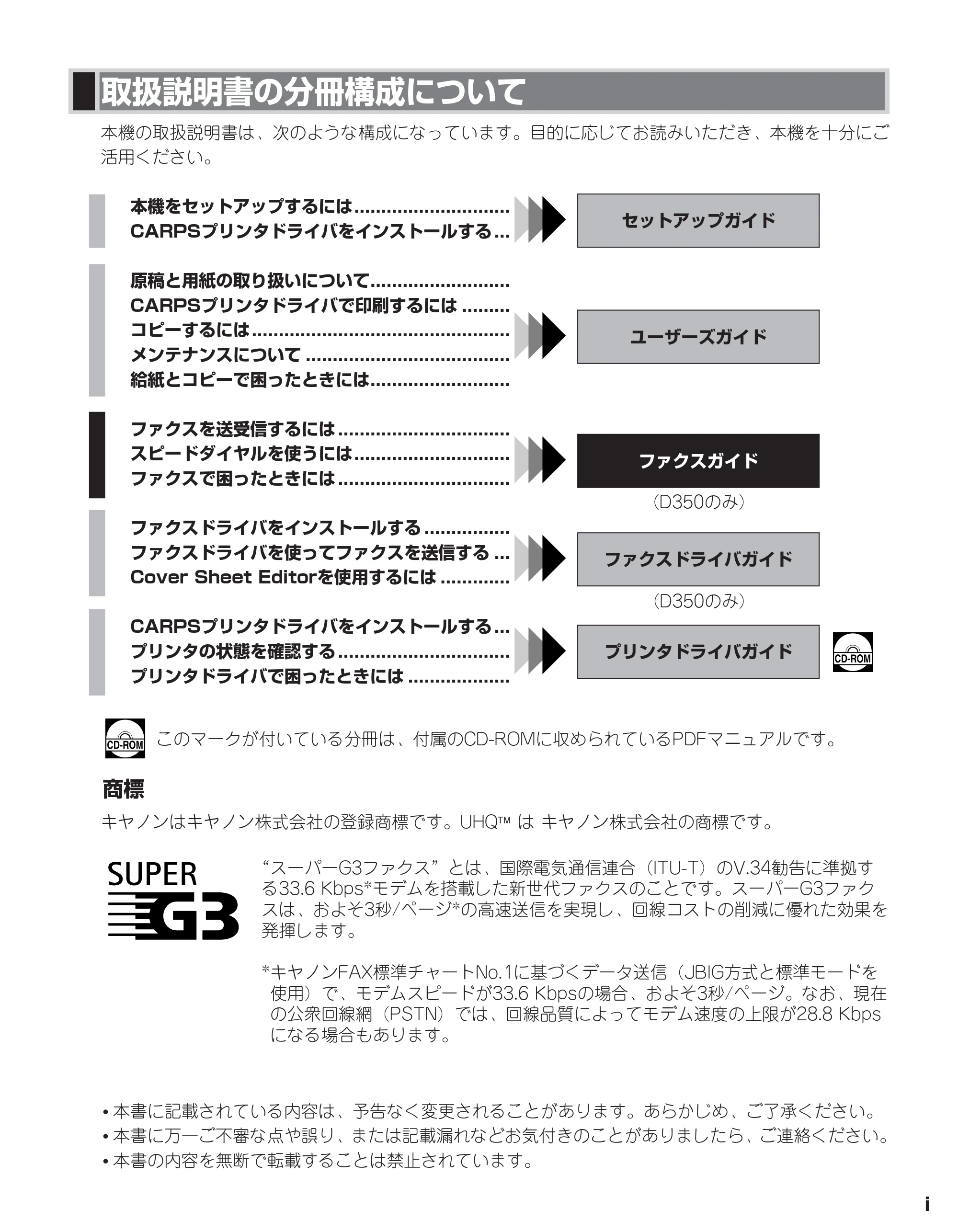 キヤノン D350 ファクスガイド （PDF形式／1.8Mバイト） — 原本ページ — 2ページ