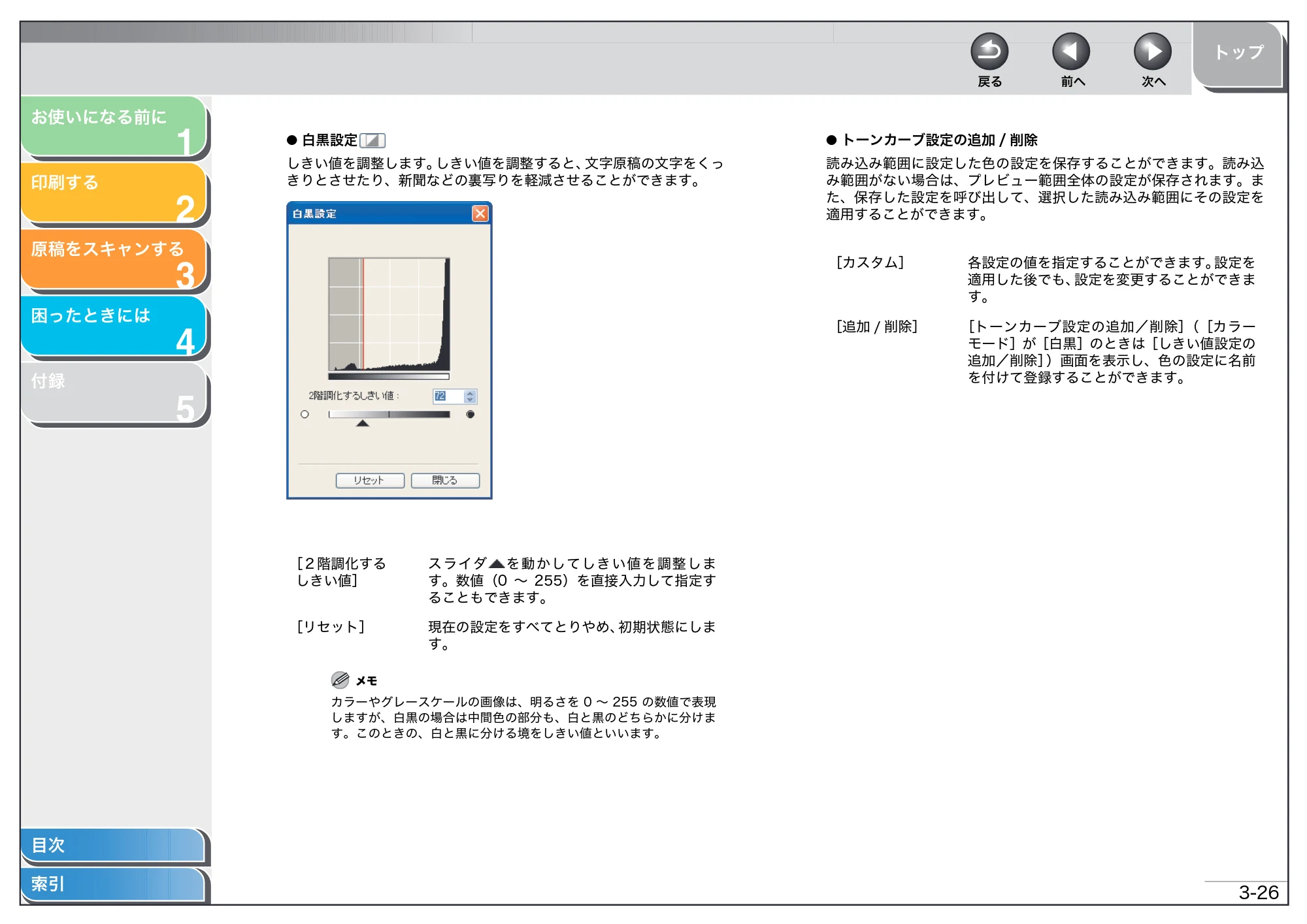 キヤノン MF3220 ソフトウエアガイド （PDF形式／9.54Mバイト） — 原本ページ — 88ページ