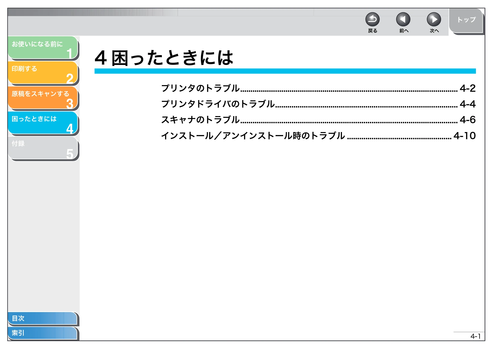 キヤノン MF3220 ソフトウエアガイド （PDF形式／9.54Mバイト） — 4 困ったときには — 原本ページ — 96ページ