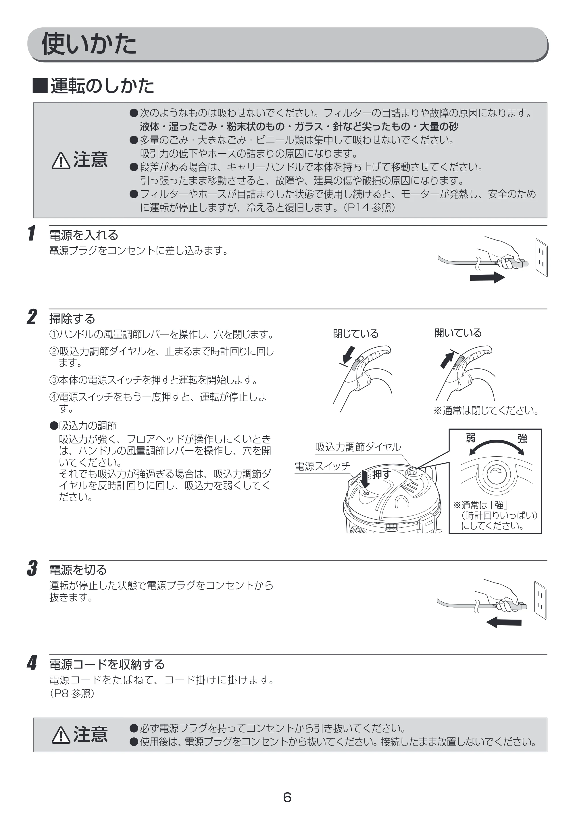 アイリスオーヤマ GC-D1 取扱説明書 — 原本ページ — 6ページ