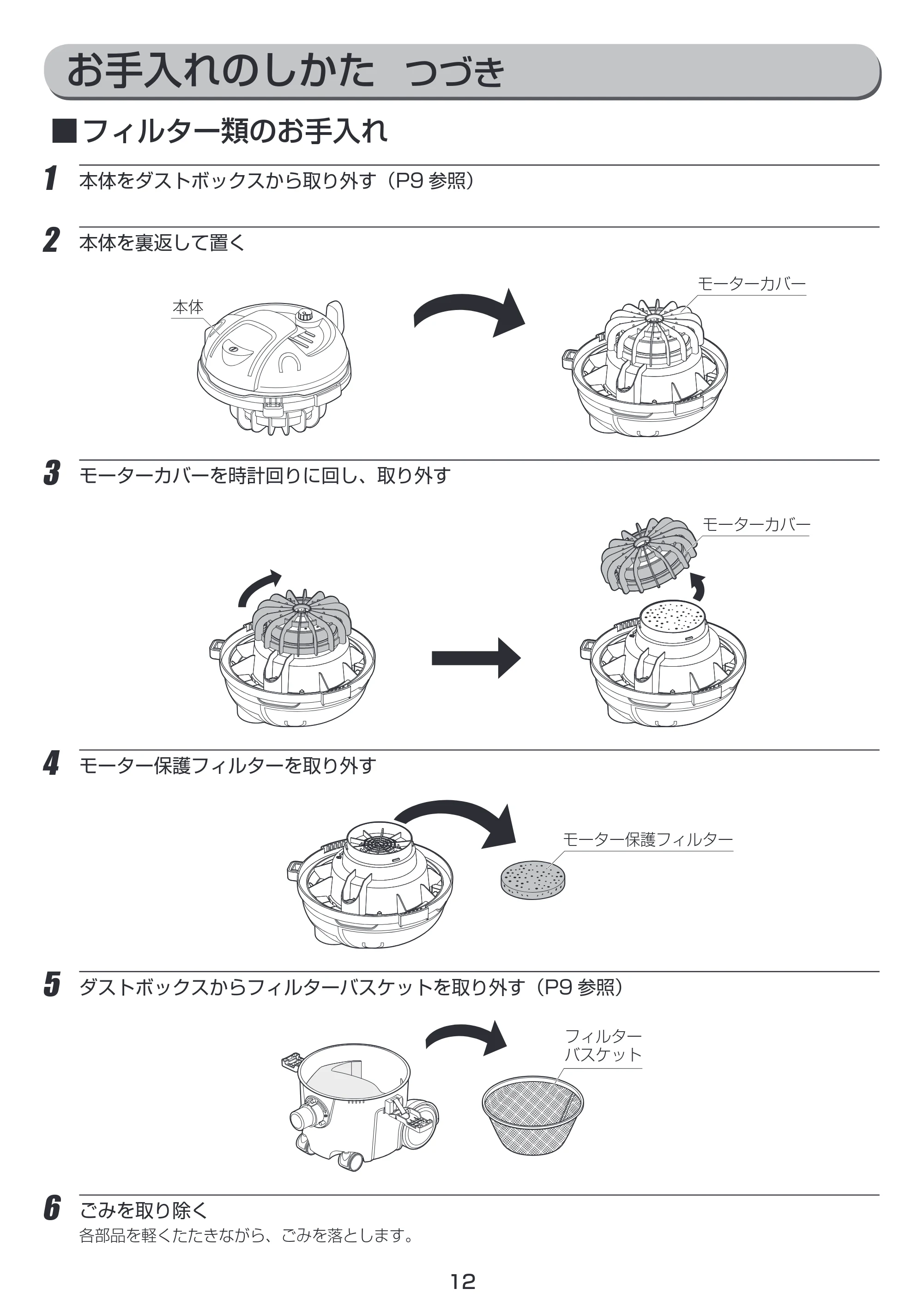 アイリスオーヤマ GC-D1 取扱説明書 — 原本ページ — 12ページ