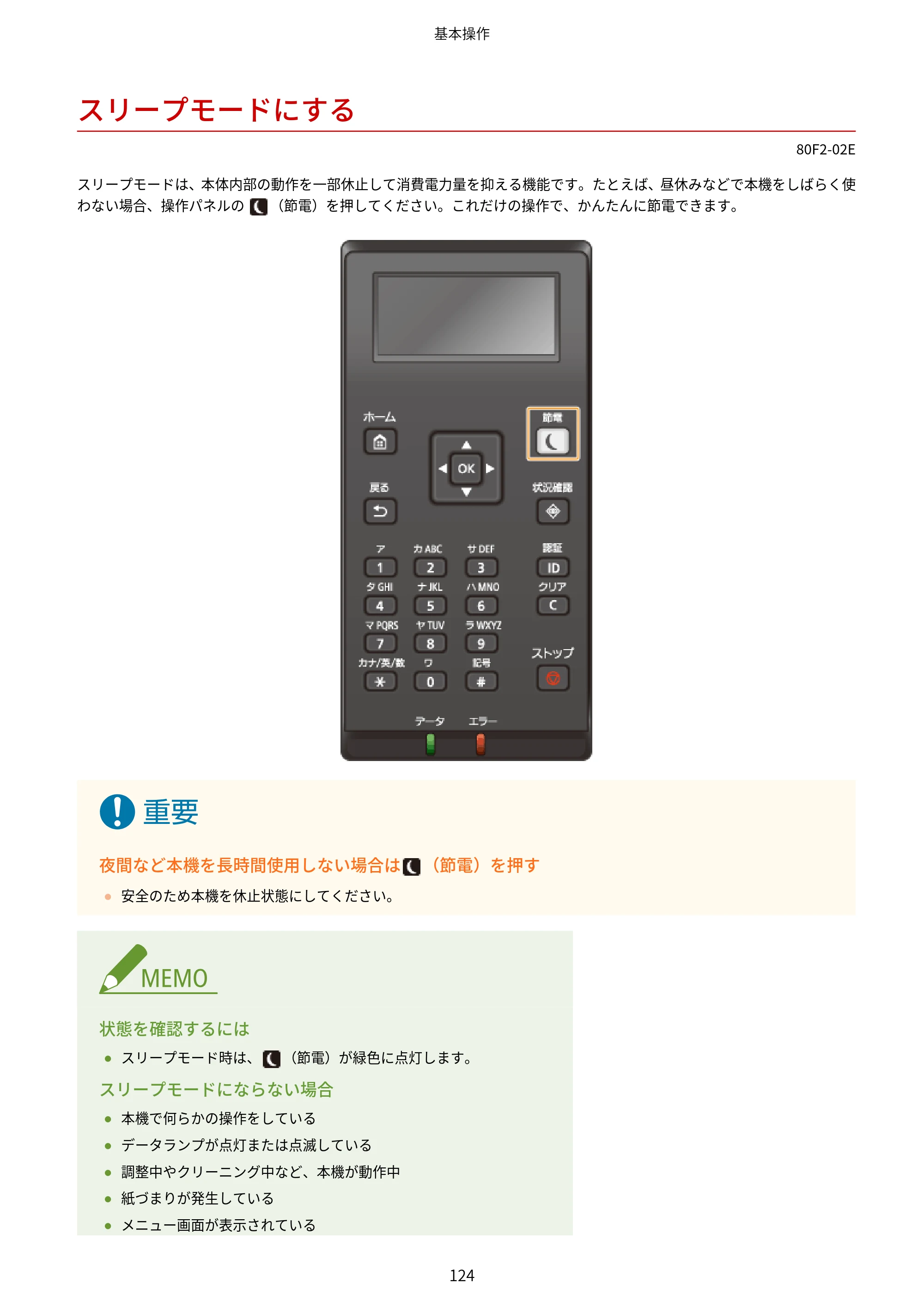 キヤノン LBP453i・LBP452・LBP451・LBP451e・LBP411 ユーザーズガイド 2026年6月25日更新（PDF：7.19MB） — スリープモードにする — 原本ページ — 132ページ