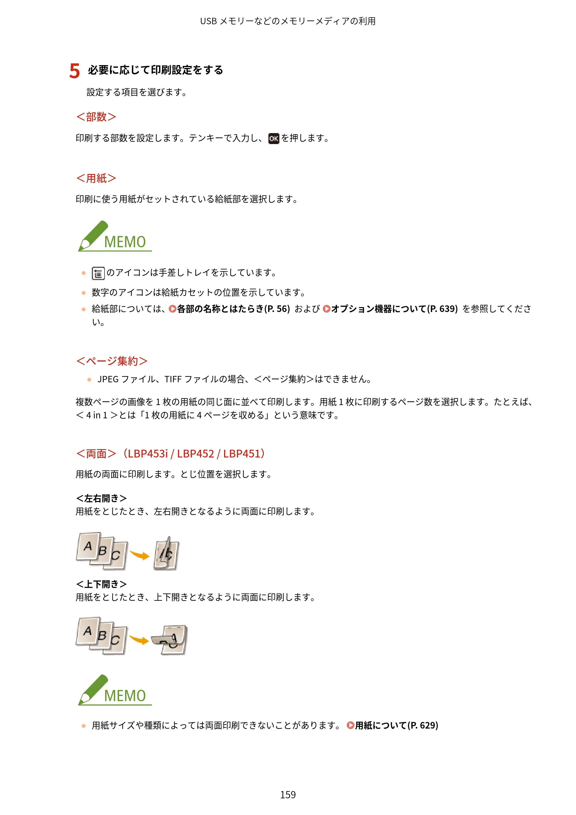 キヤノン LBP453i・LBP452・LBP451・LBP451e・LBP411 ユーザーズガイド 2026年6月25日更新（PDF：7.19MB） — 原本ページ — 167ページ
