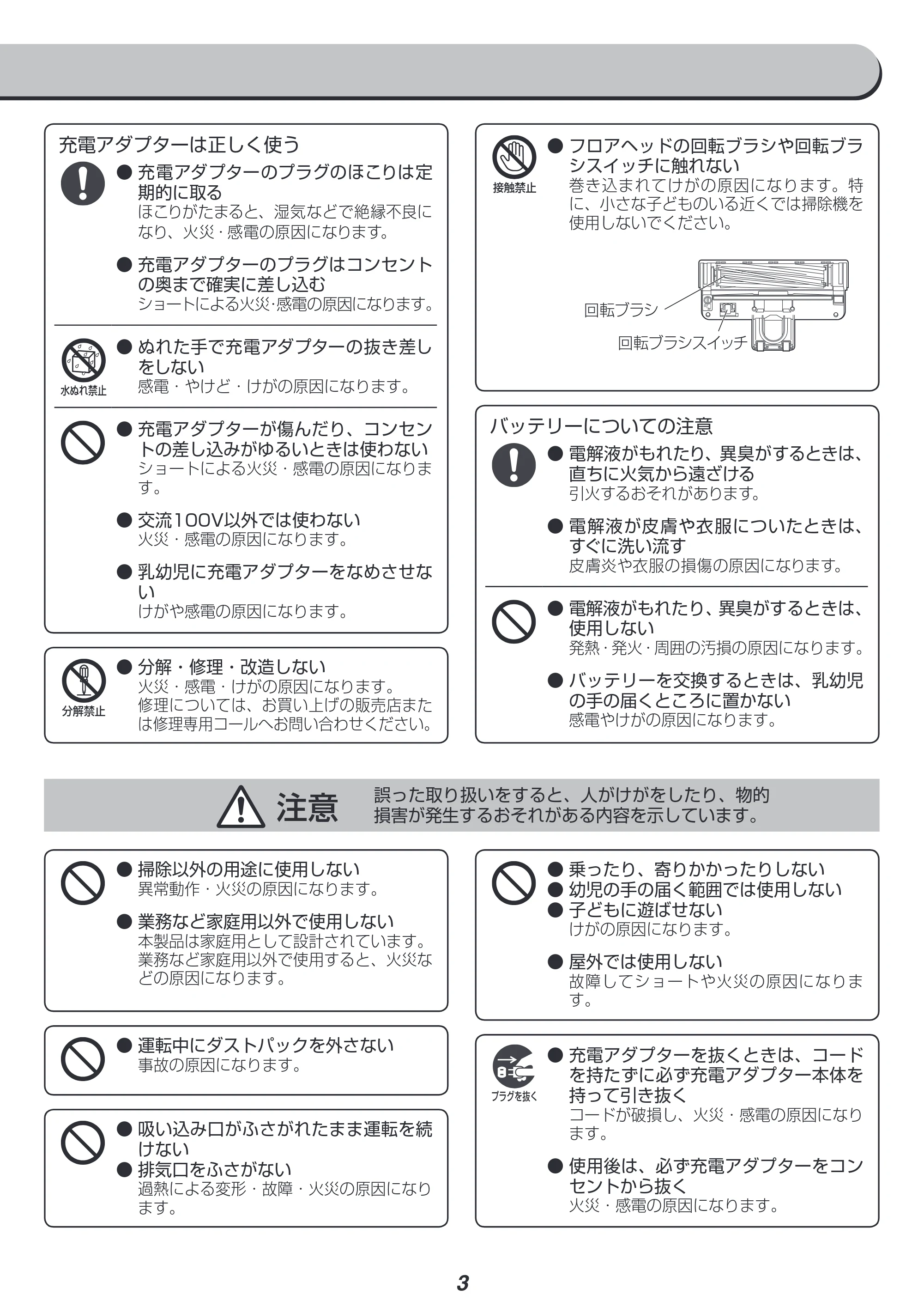 アイリスオーヤマ KIC-SLDCP9 取扱説明書 — 原本ページ — 3ページ