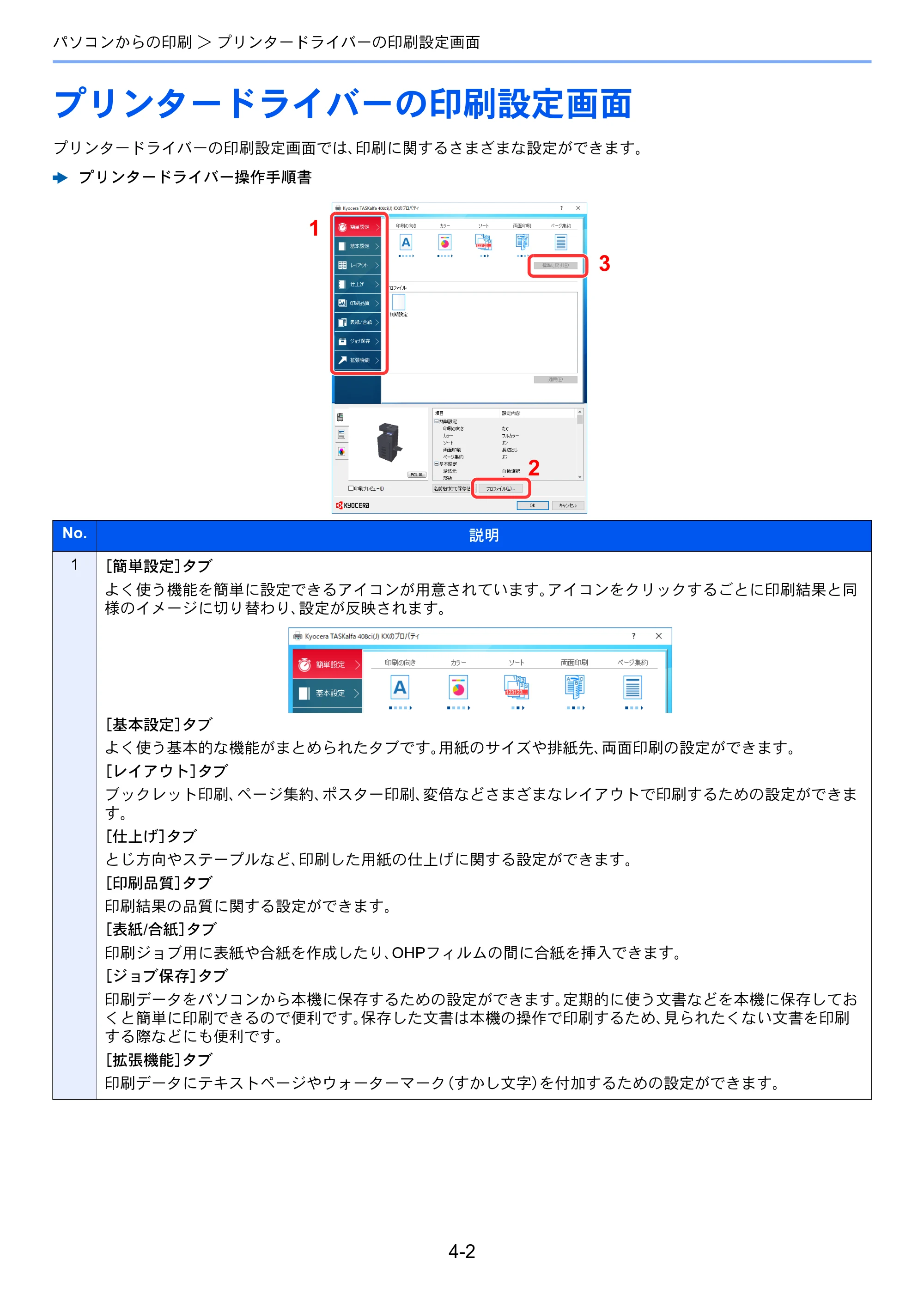 京セラ TASKalfa 358ci / TASKalfa 408ci TASKalfa 408ci TASKalfa 358ci 使用説明書 — 原本ページ — 185ページ