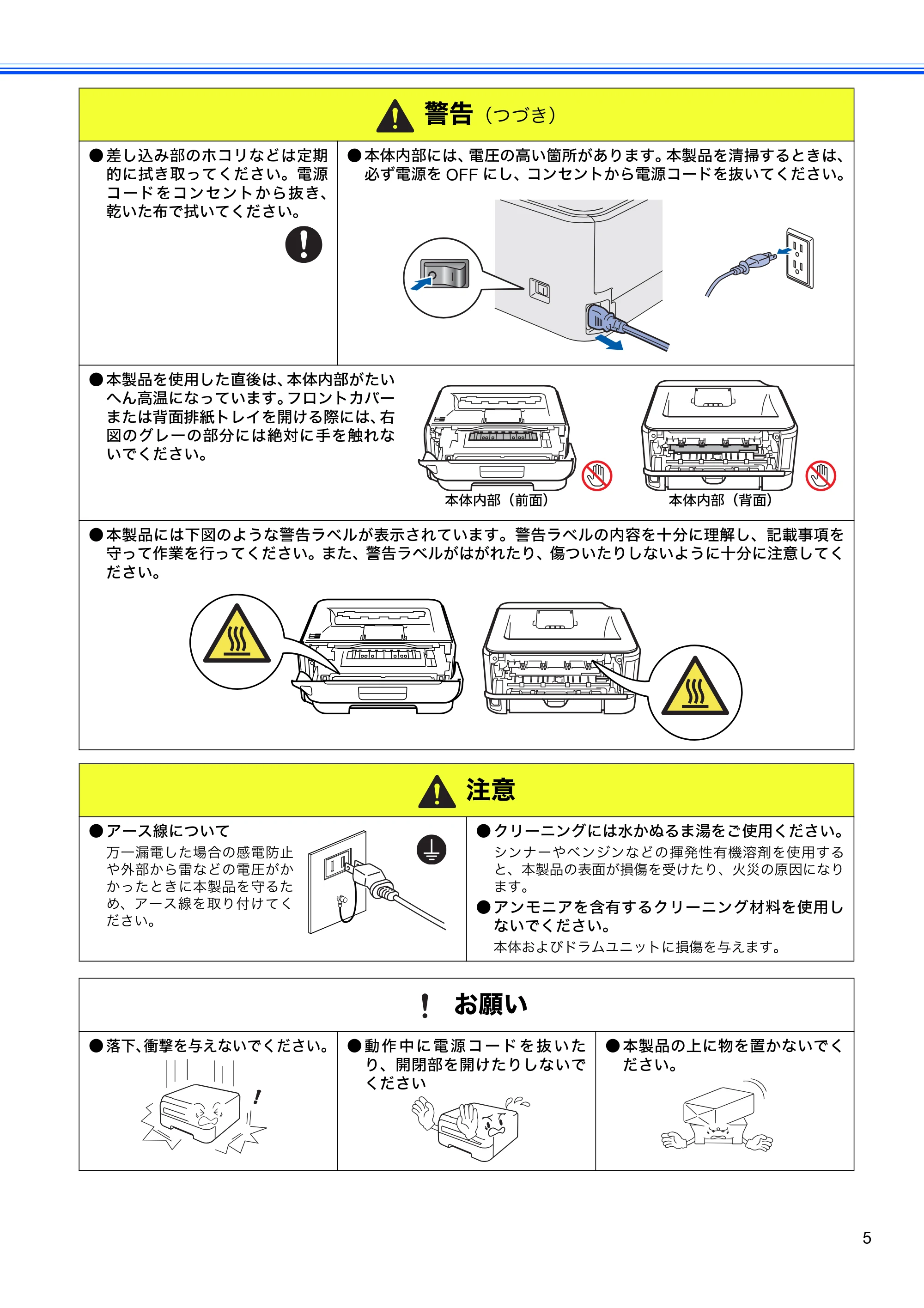 ブラザー HL-2170W かんたん設置ガイド — 原本ページ — 7ページ