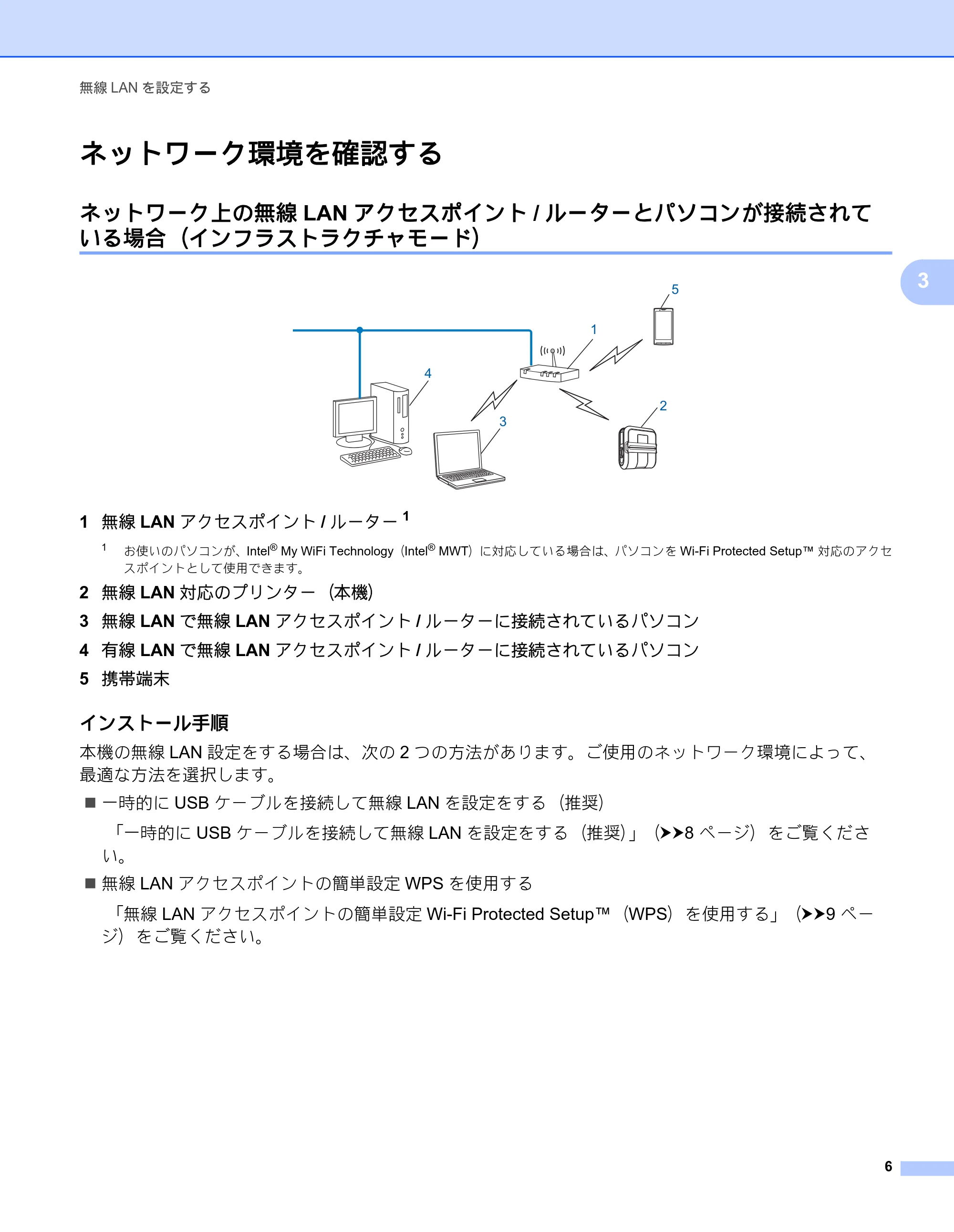 ブラザー RJ-4040 ネットワーク ユーザーズガイド — ネットワーク環境を確認する — 原本ページ — 10ページ