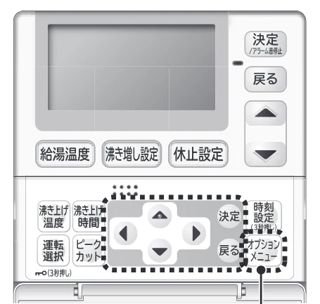 日立 RHK-15CDK 取扱説明書 — オプションメニューの設定のしかた — 図版 38-1 — 38ページ