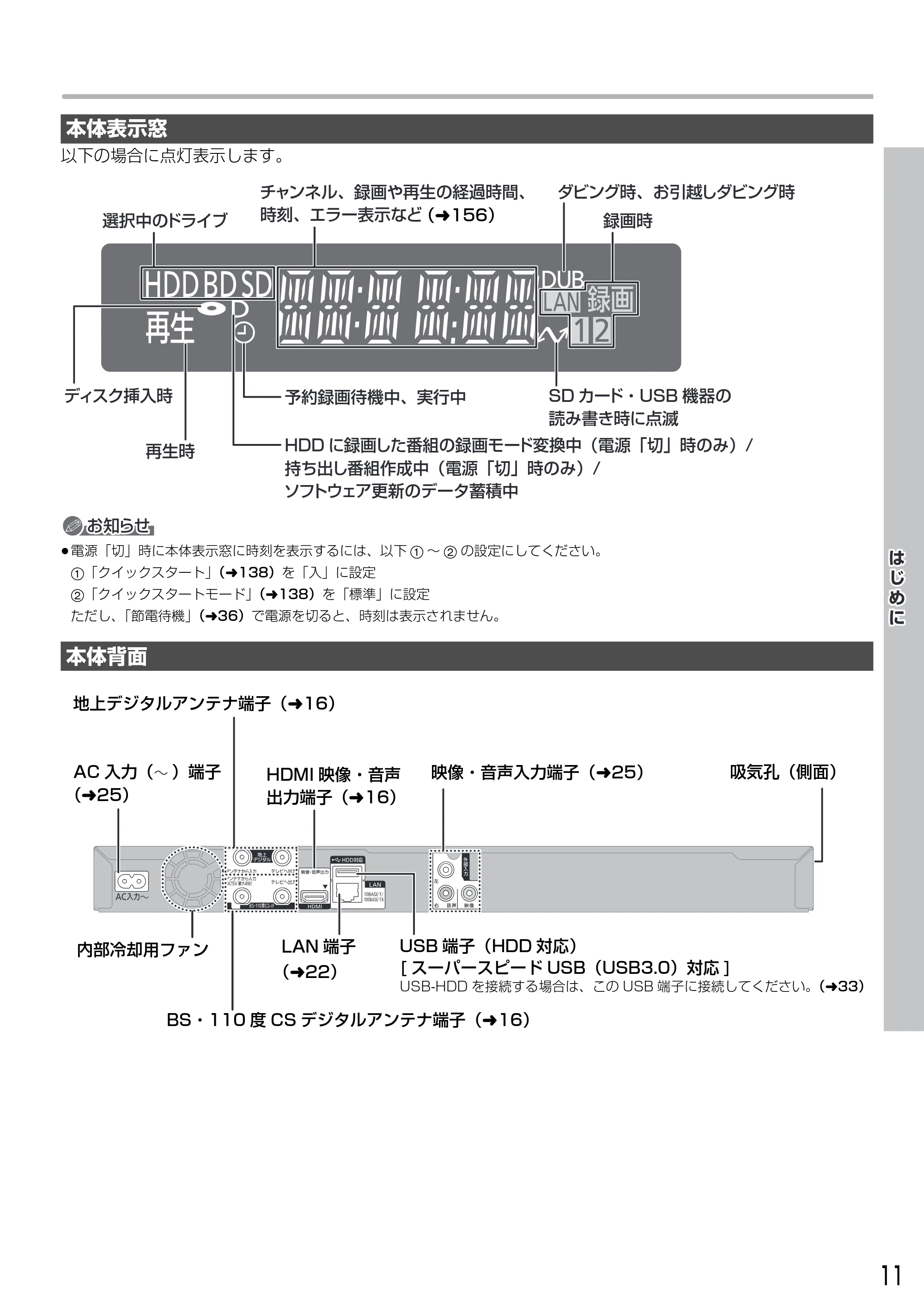 日立 DVL-BRT20 取扱説明書 — 原本ページ — 11ページ