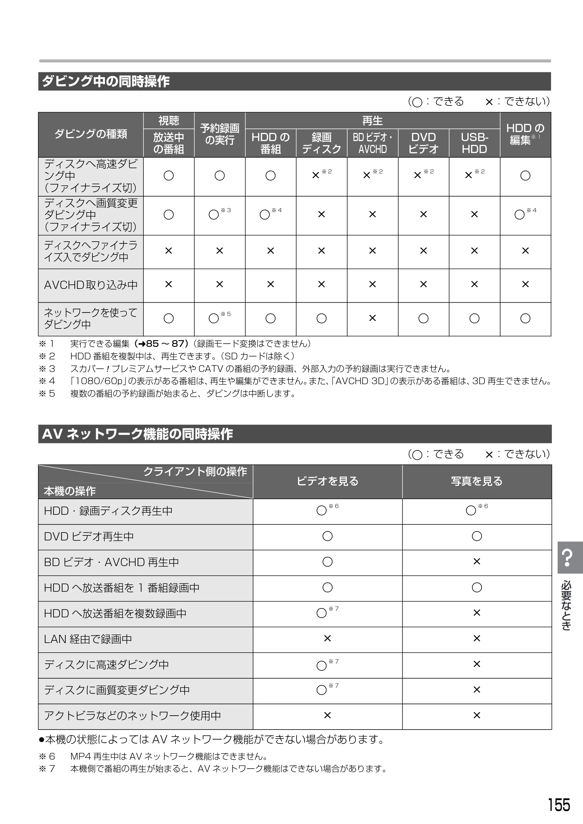 日立 DVL-BRT20 取扱説明書 — 原本ページ — 155ページ