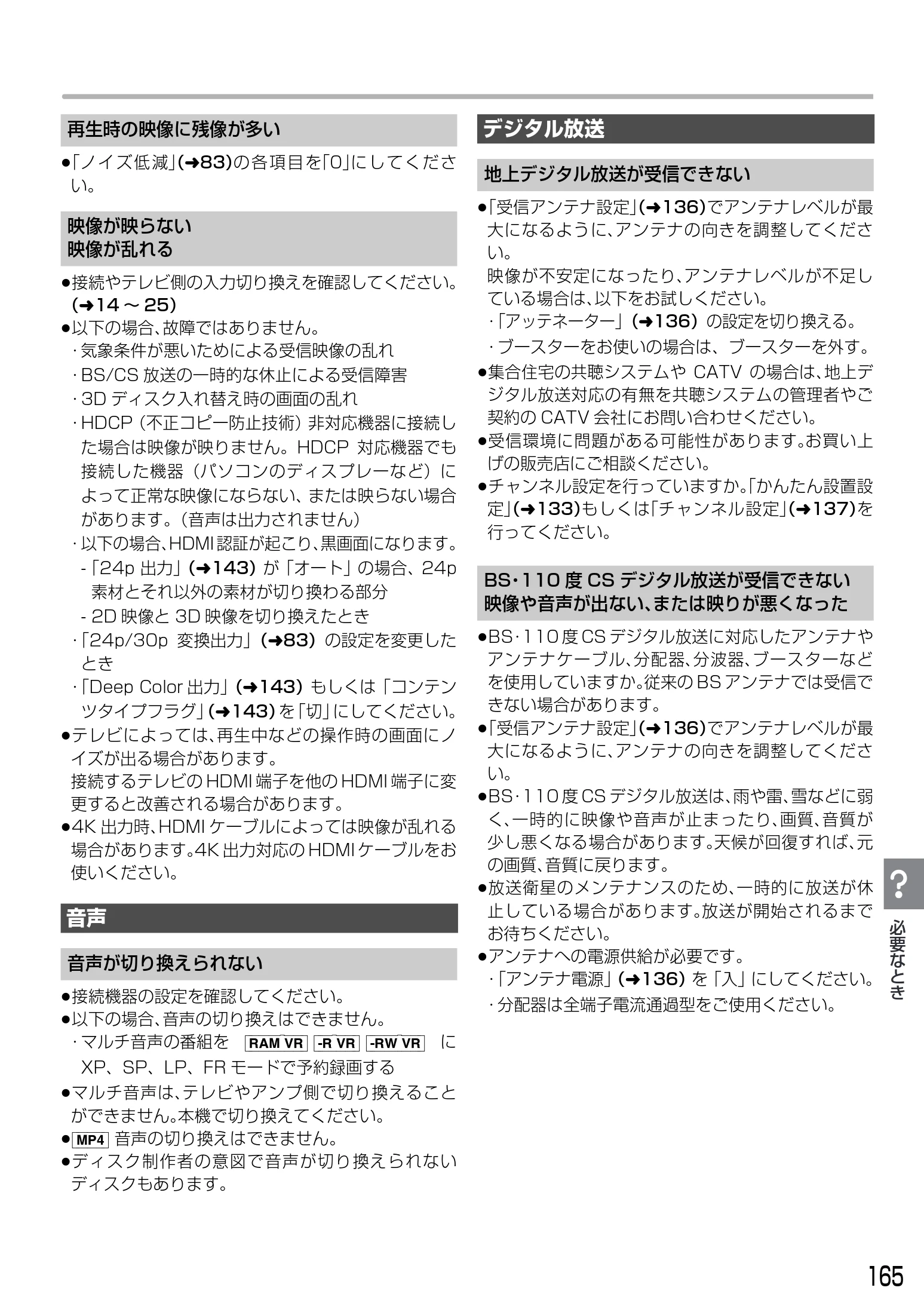 日立 DVL-BRT20 取扱説明書 — 図版 165-1 — 165ページ
