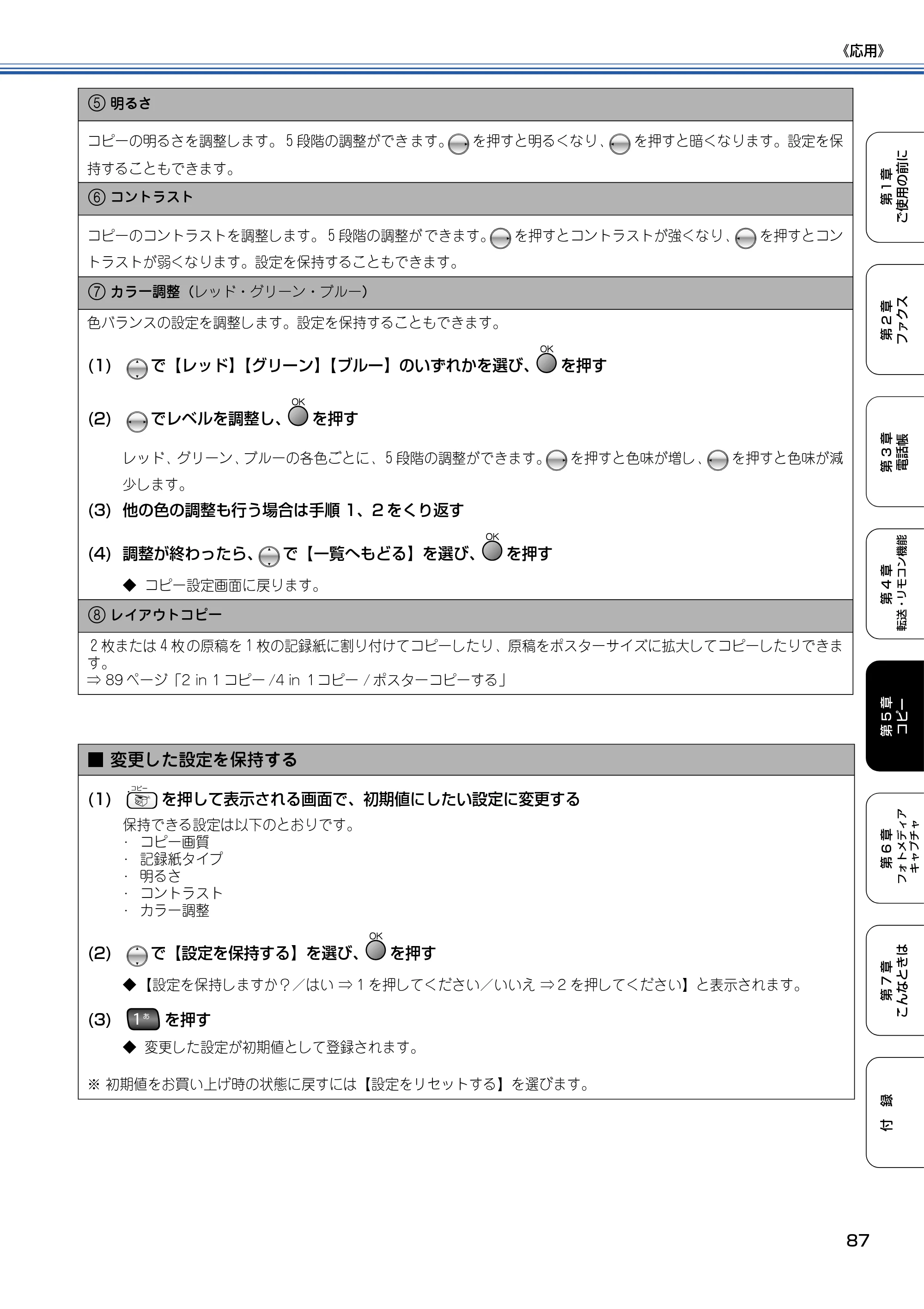 ブラザー MFC-820CN 取扱説明書（本体） — 原本ページ — 88ページ