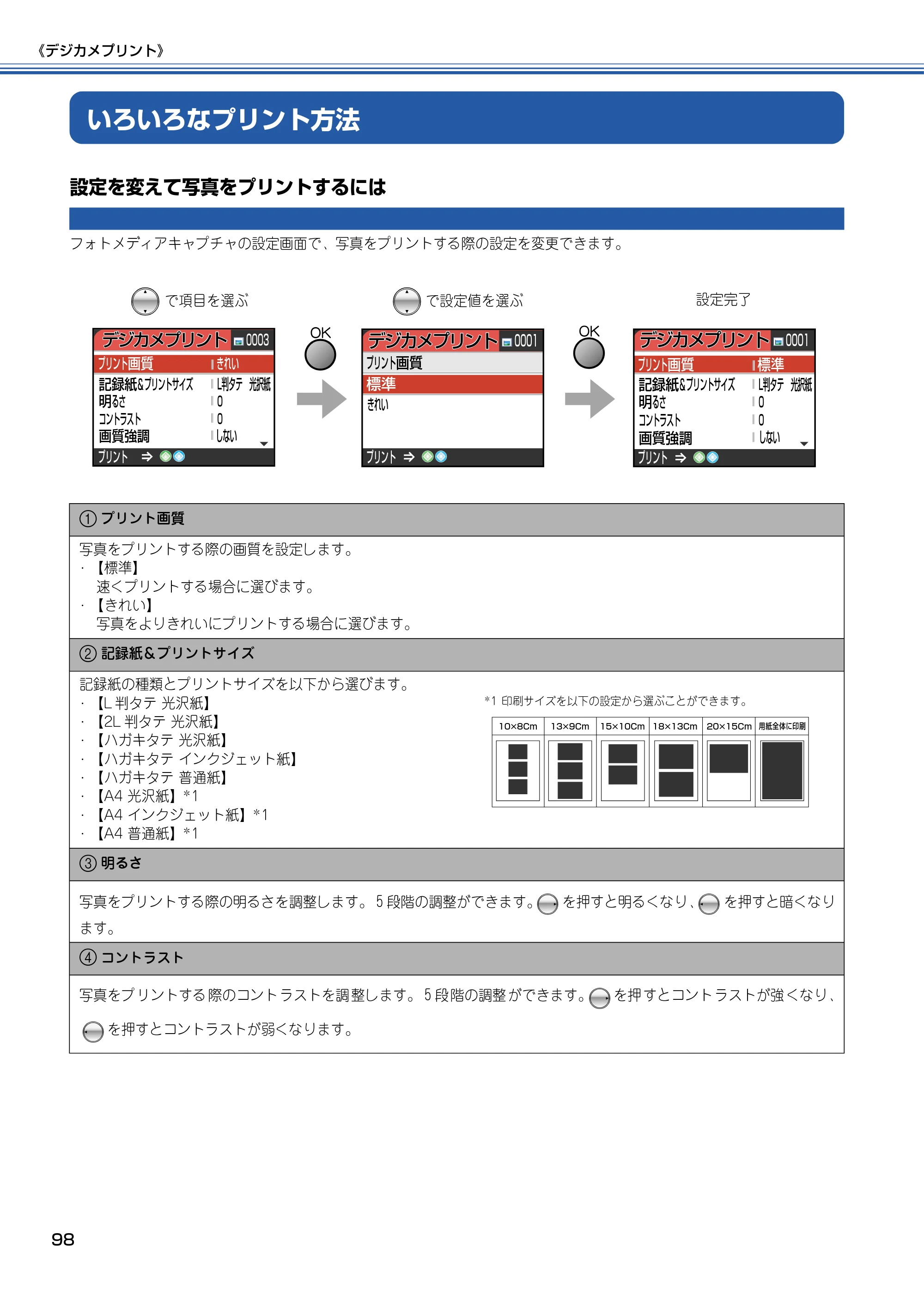 ブラザー MFC-820CN 取扱説明書（本体） — いろいろなプリント方法 — 原本ページ — 99ページ