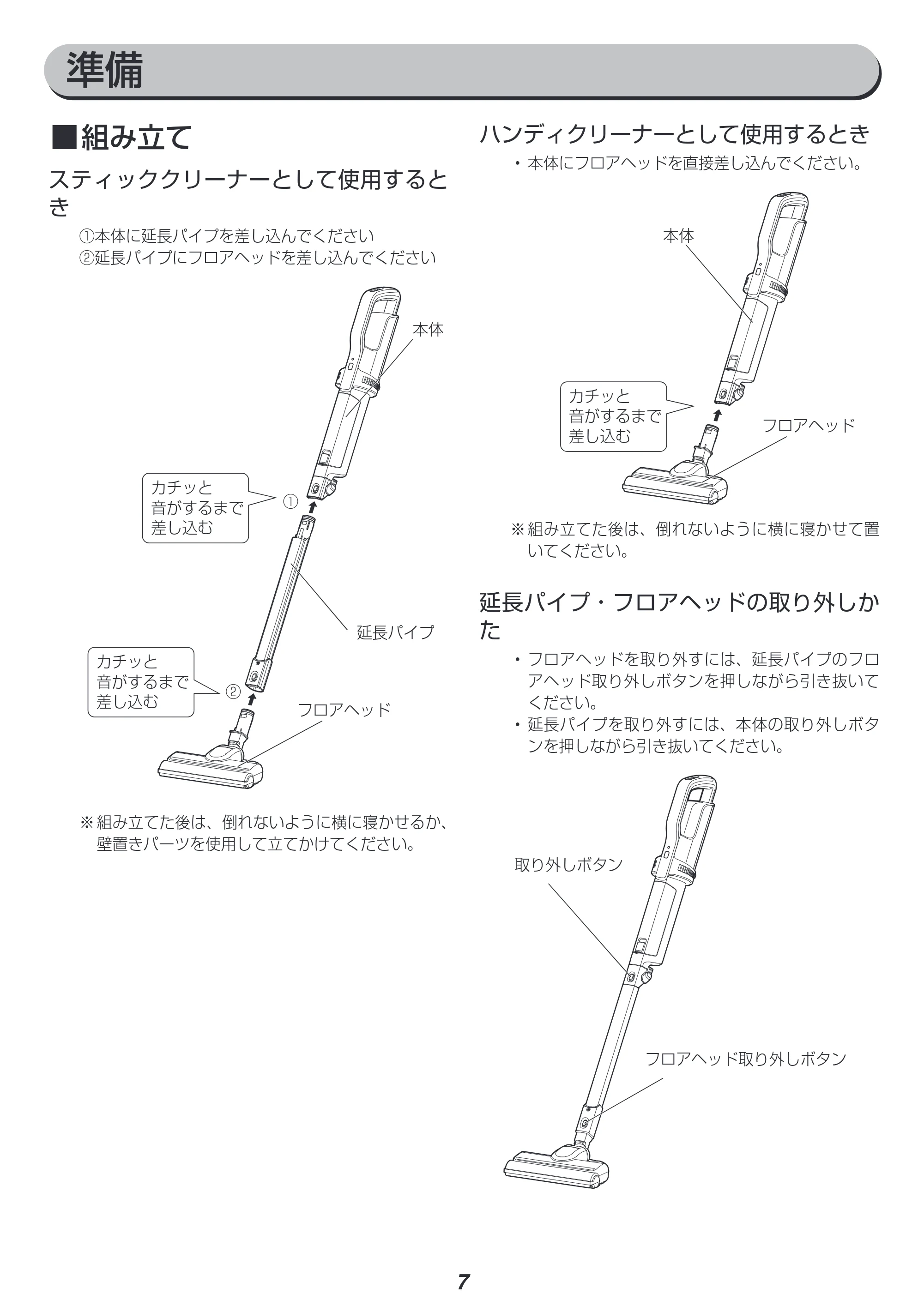 アイリスオーヤマ IC-SLDCP6 取扱説明書 — 原本ページ — 7ページ
